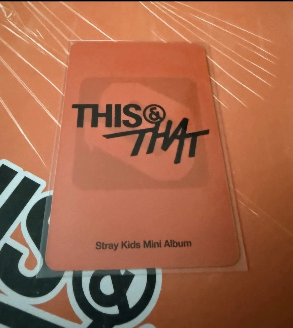 Stray Kids Bang Chan Stray Kids - Bang Chan - THIS & THAT Album fans album version album photocard platform random photocard listing photo 2