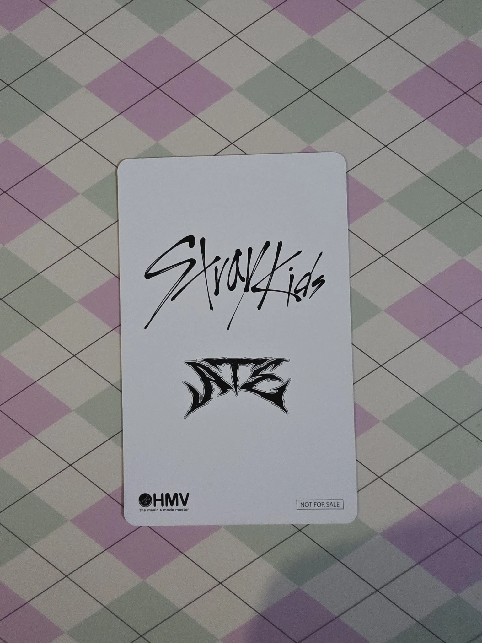 Stray Kids Seungmin Stray Kids - Seungmin - ATE Album lucky draw (LD) hmv A version listing photo 2