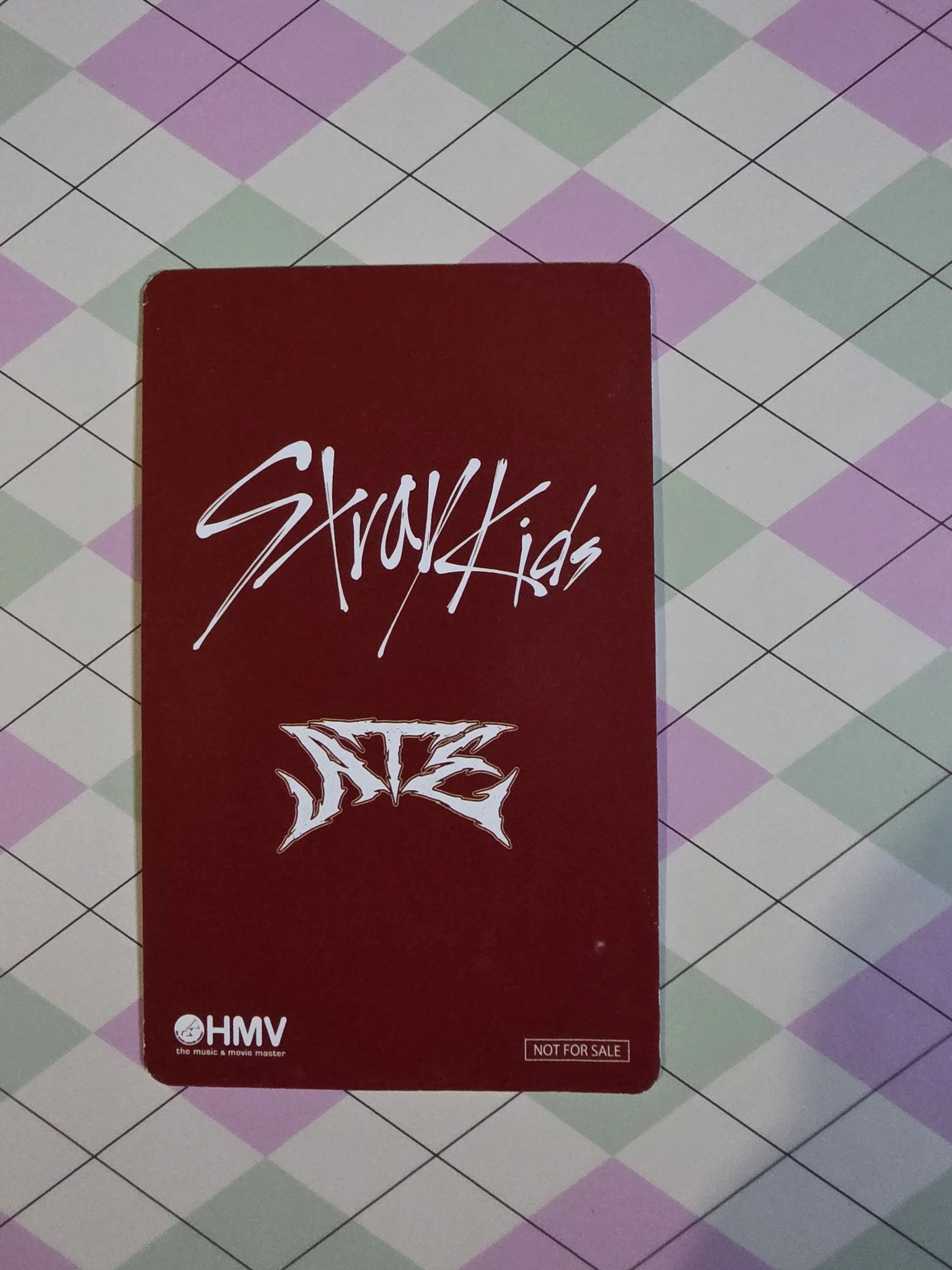 Stray Kids Seungmin Stray Kids - Seungmin - ATE Album hmv japan holographic (hologram) bad image - replace purchase benefit listing photo 2