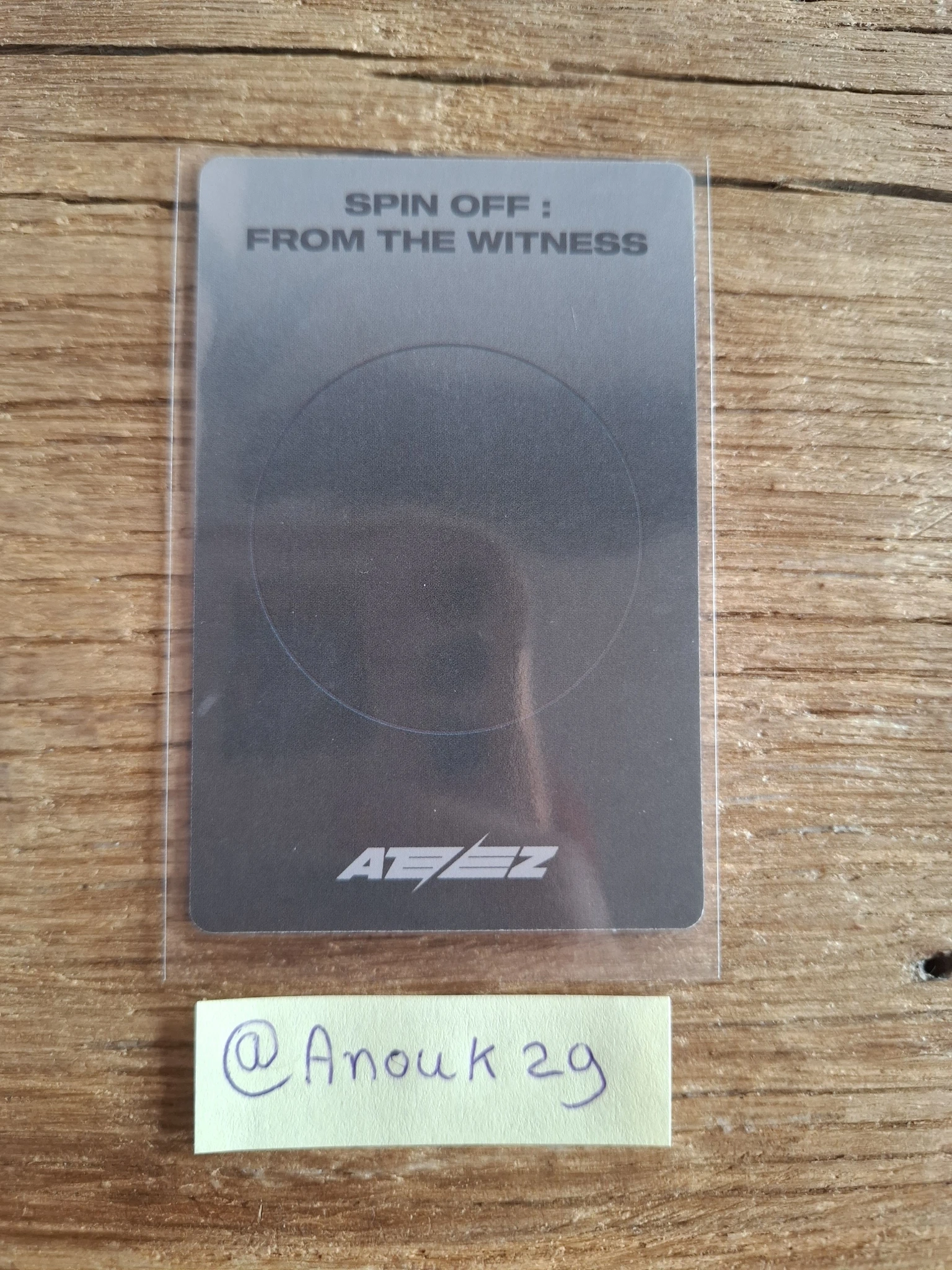 ATEEZ Jongho ATEEZ - Jongho - SPIN OFF : FROM THE WITNESS Album album photocard witness version version 2 listing photo 2