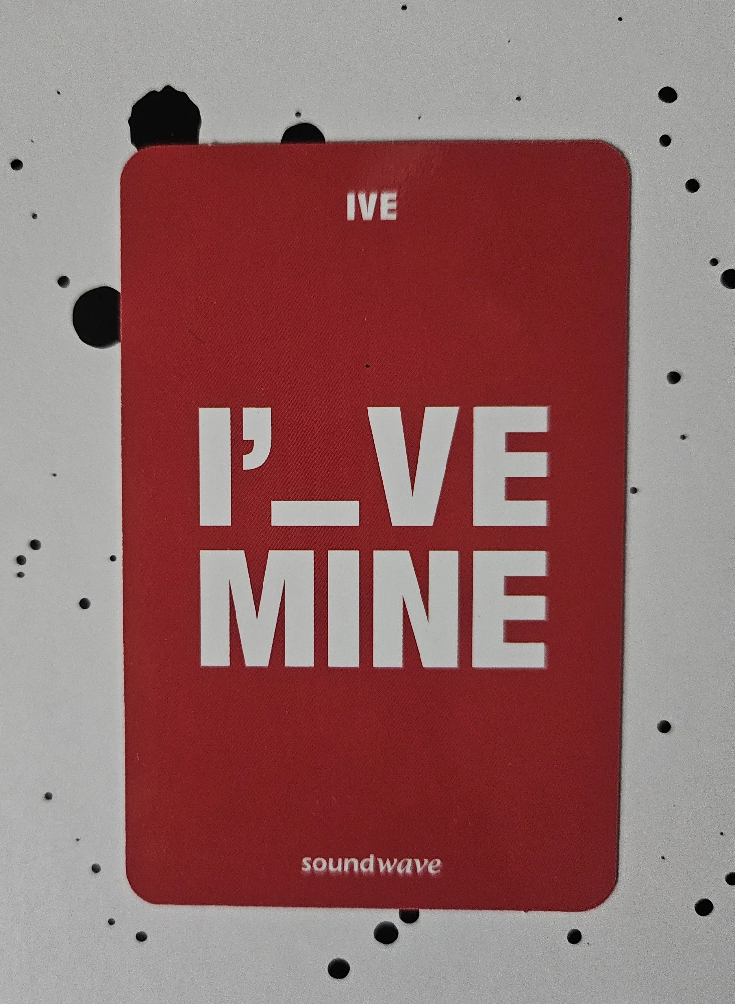 IVE Rei IVE - Rei - I've Mine Album soundwave lucky draw listing photo 2