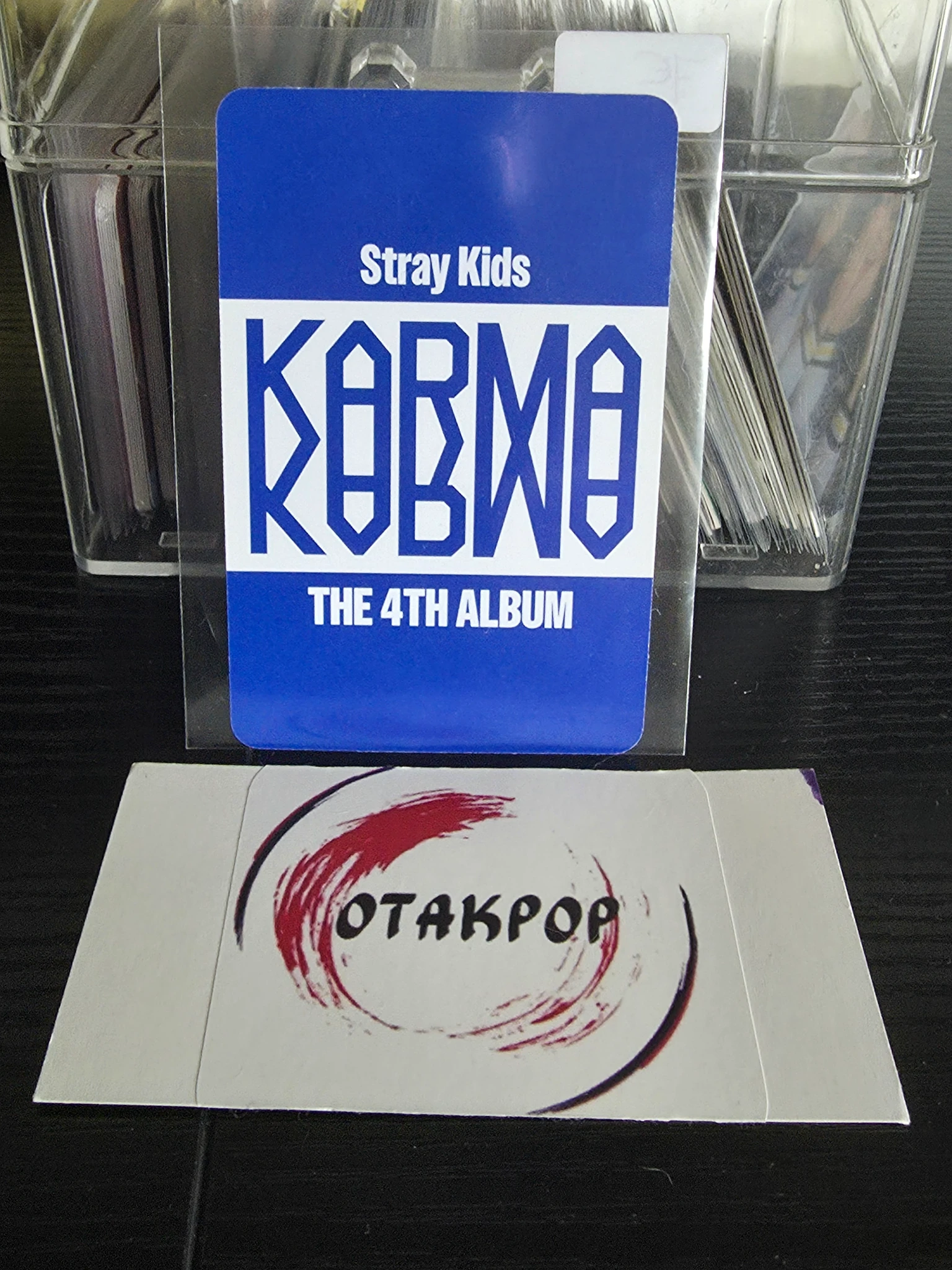 Stray Kids Bang Chan Stray Kids - Bang Chan - KARMA Album album photocard accordion version listing photo 2