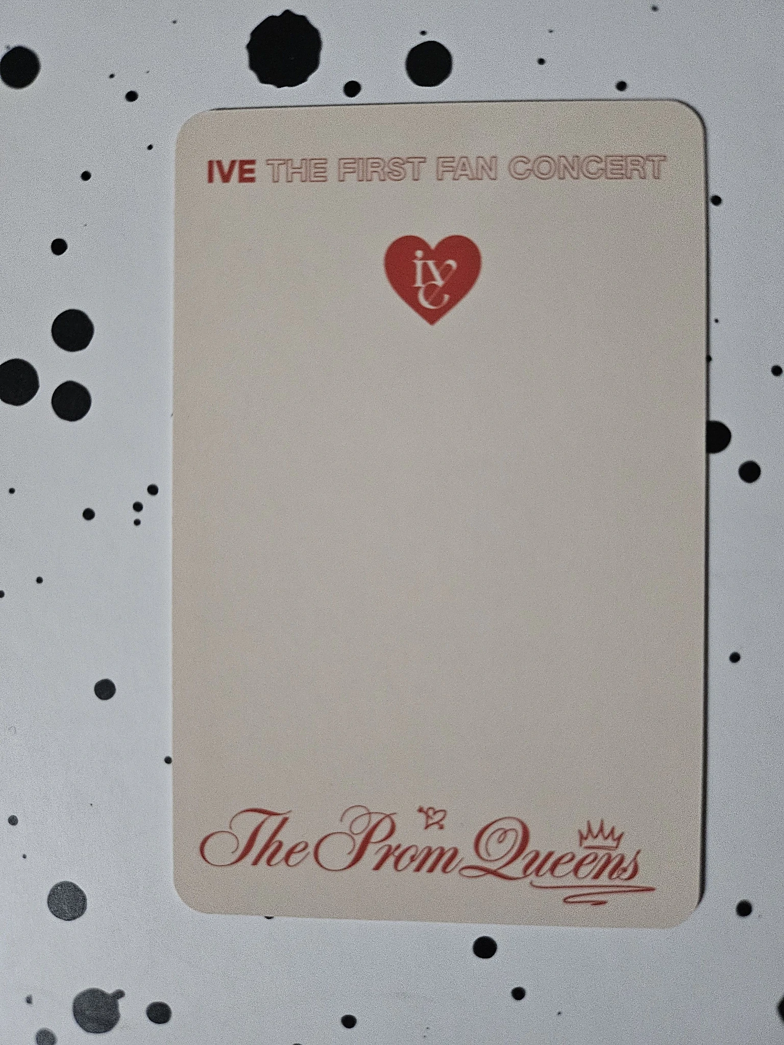 IVE Rei IVE - Rei - The Prom Queens: 1st Fan Concert Event sticker frame version merch photocard listing photo 2