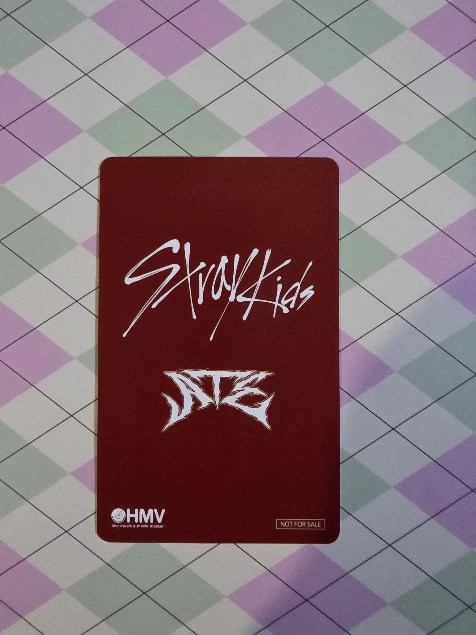 Stray Kids Seungmin Stray Kids - Seungmin - ATE Album hmv pre-order benefit (pob) listing photo 2
