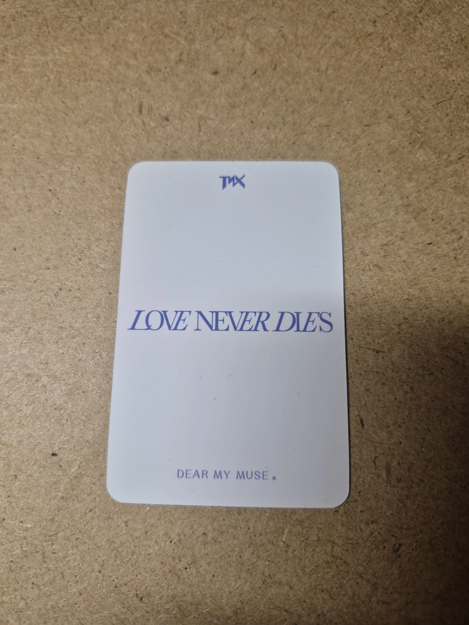 TNX Sungjun TNX - Sungjun - LOVE NEVER DIES Album dear my muse (dmm) pob (pre-order benefit) listing photo 2