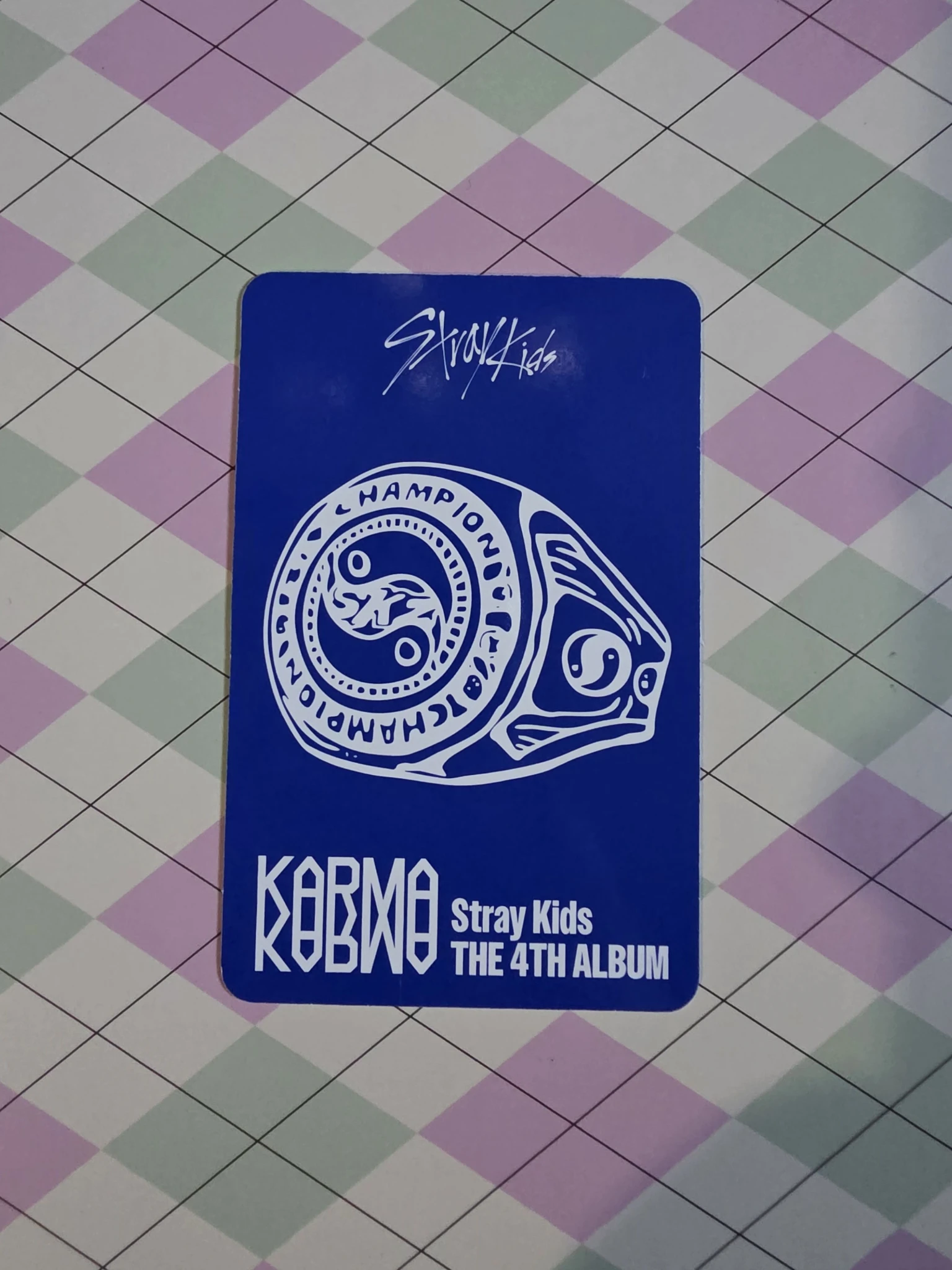 Stray Kids Seungmin Stray Kids - Seungmin - KARMA Album accordion version album photocard first press only listing photo 2