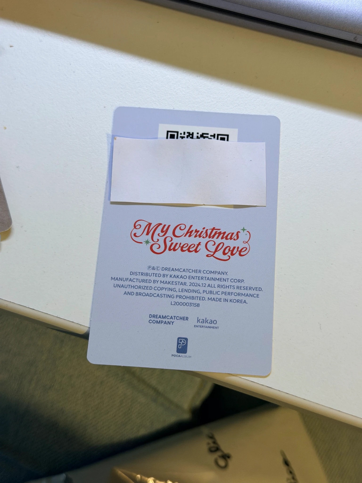 Dreamcatcher Handong Dreamcatcher - Handong - My Christmas Sweet Love Album album photocard korean album listing photo 2