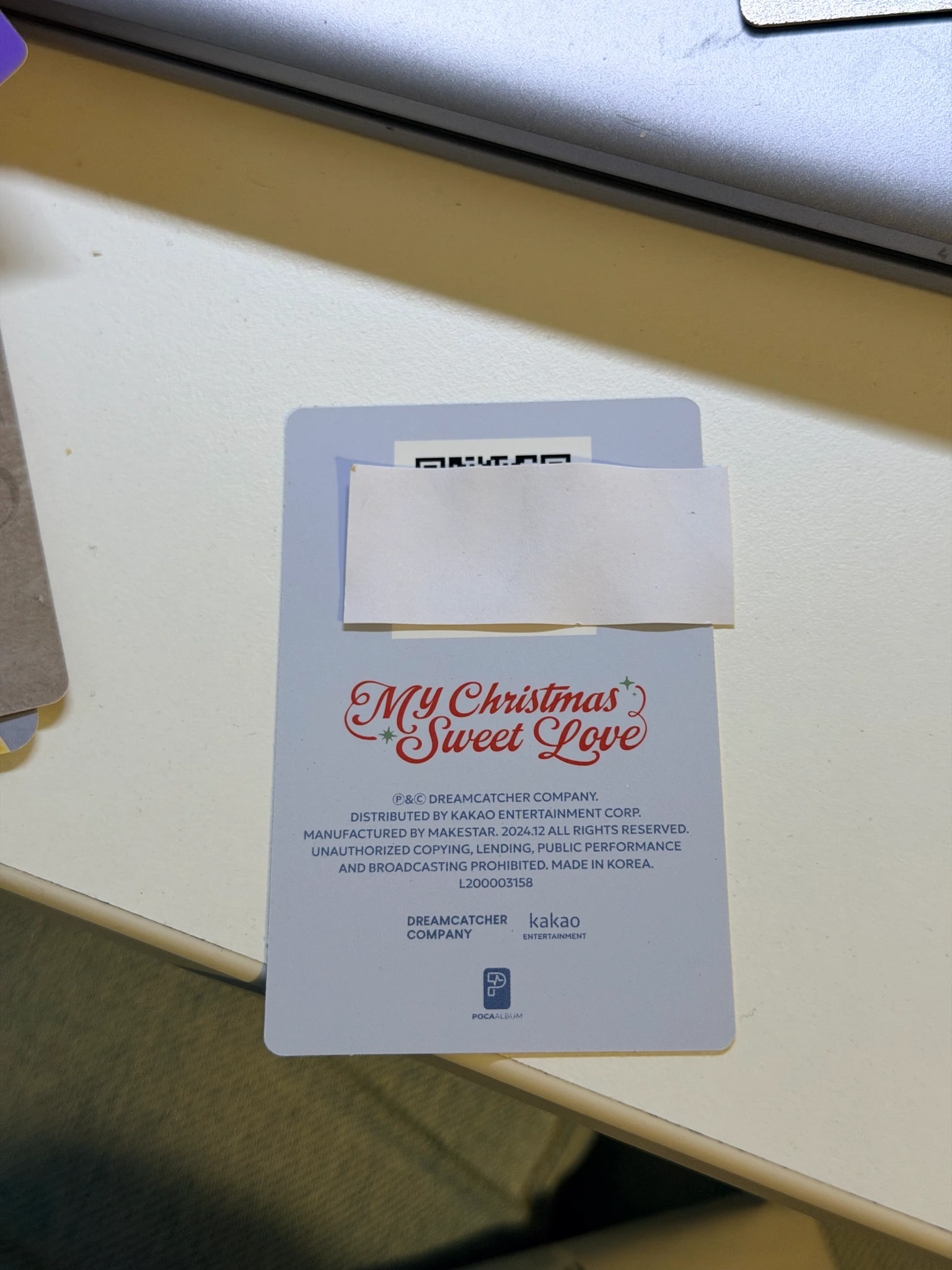 Dreamcatcher SuA Dreamcatcher - SuA - My Christmas Sweet Love Album album photocard korean album listing photo 2