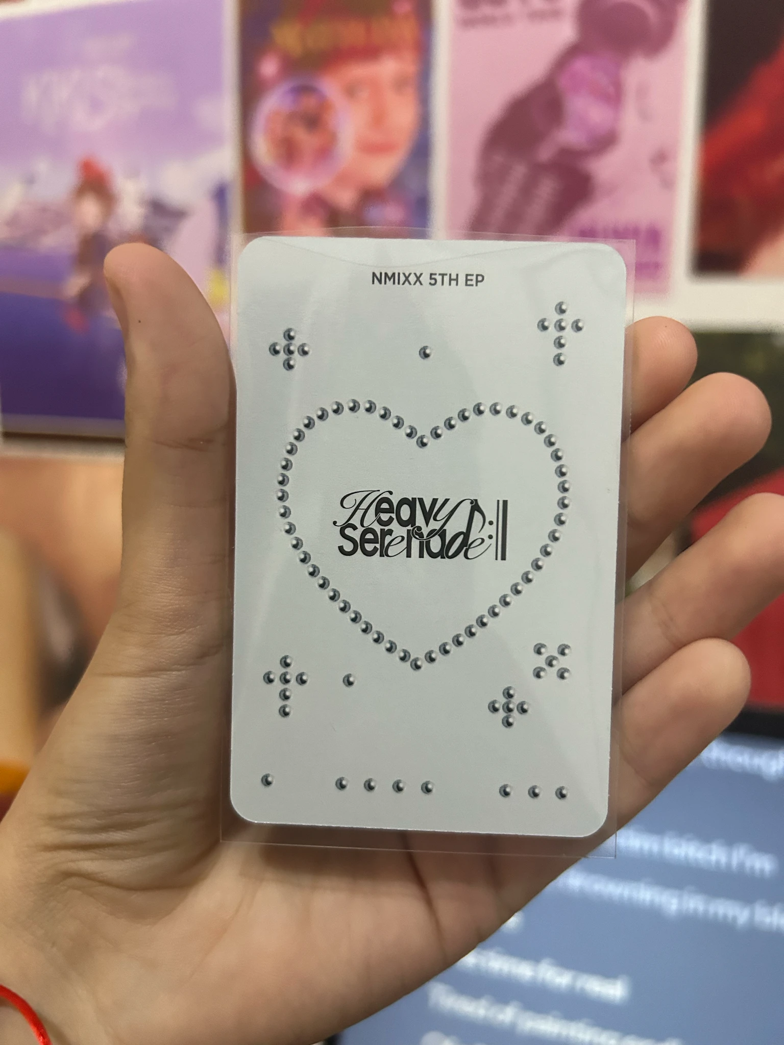NMIXX Jiwoo NMIXX - Jiwoo - Heavy Serenade Album album photocard heavy version listing photo 2