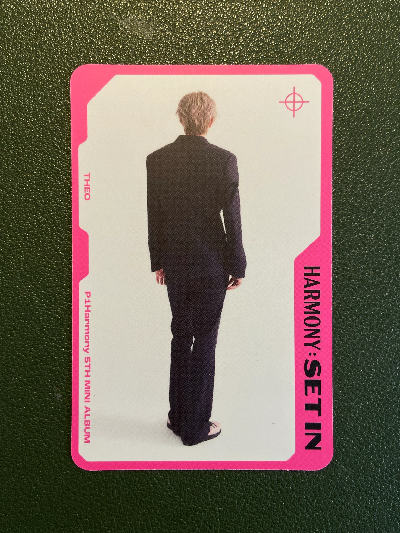 P1Harmony Theo P1Harmony - Theo - Harmony: Set In Album album photocard character card version double-sided step in version listing photo 2
