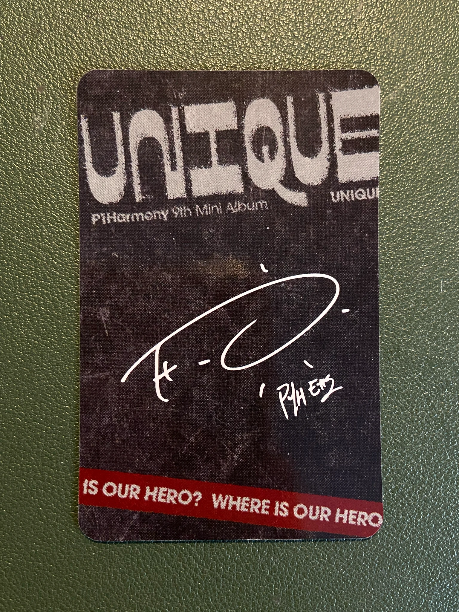 P1Harmony Theo P1Harmony - Theo - UNIQUE Album album photocard listing photo 2