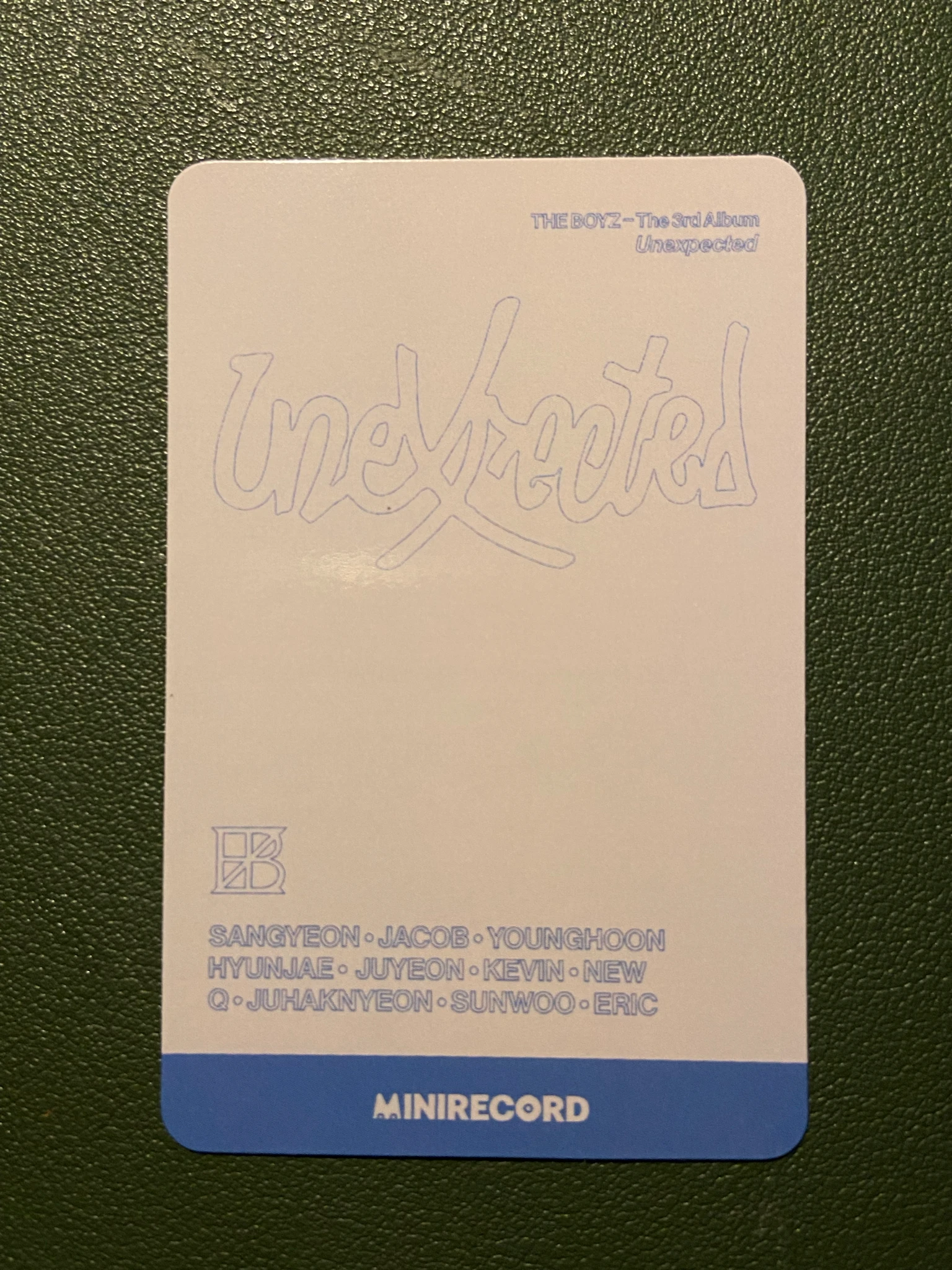 THE BOYZ Hyunjae THE BOYZ - Hyunjae - Unexpected Album minirecord shop listing photo 2