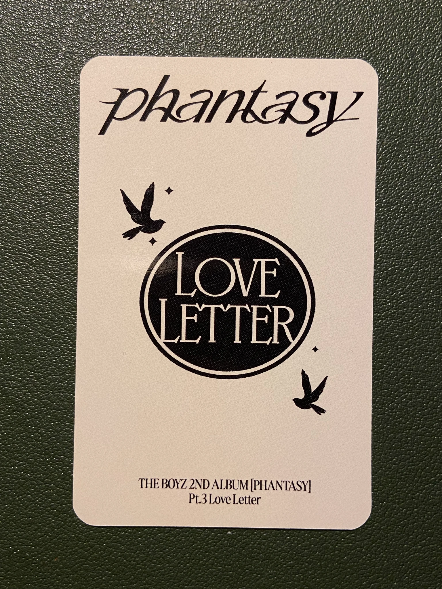 THE BOYZ Eric THE BOYZ - Eric - Phantasy Pt. 3: Love Letter Album send version listing photo 2