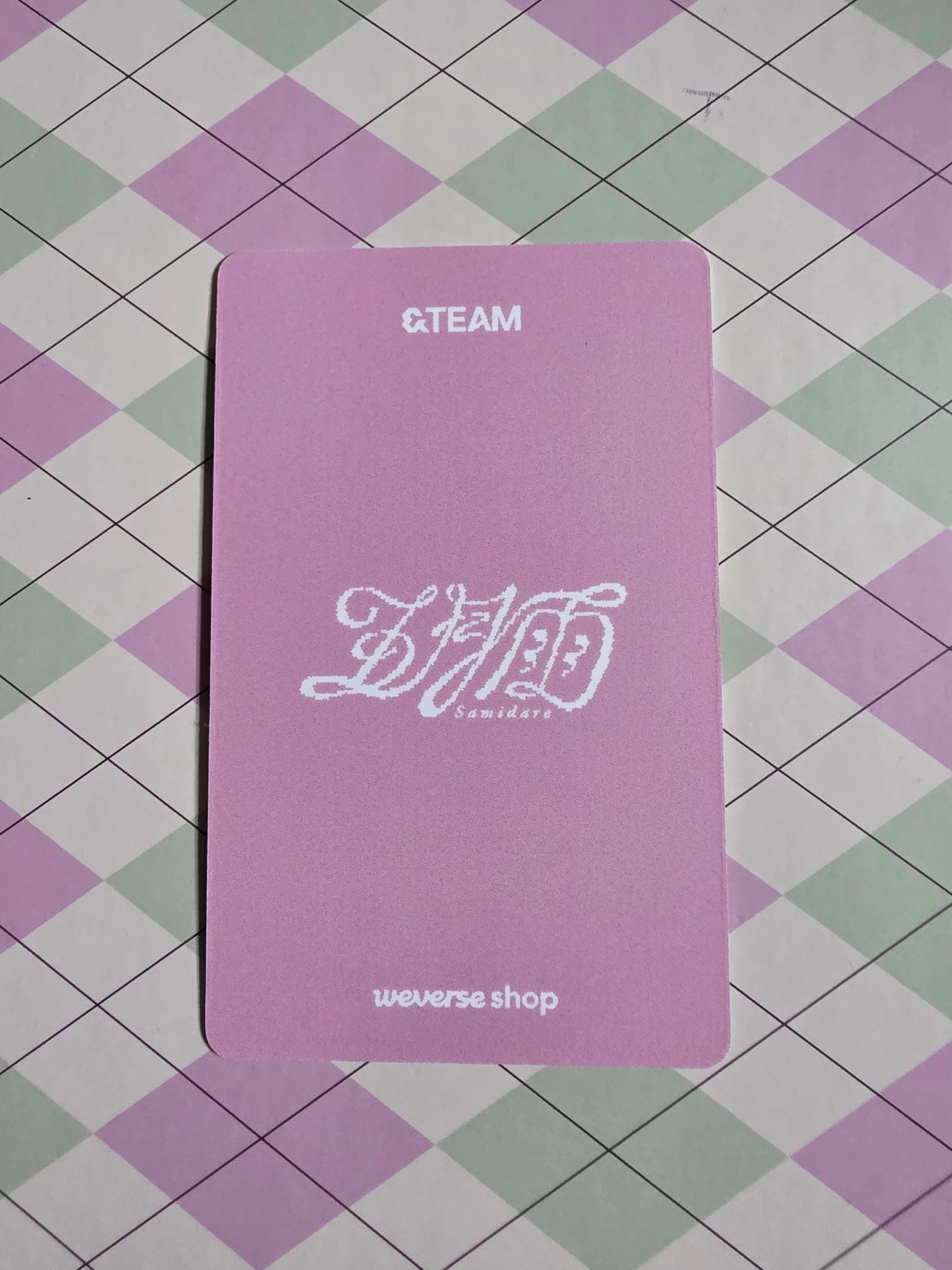 &TEAM Taki &TEAM - Taki - Samidare  Album fansign round 1 listing photo 2