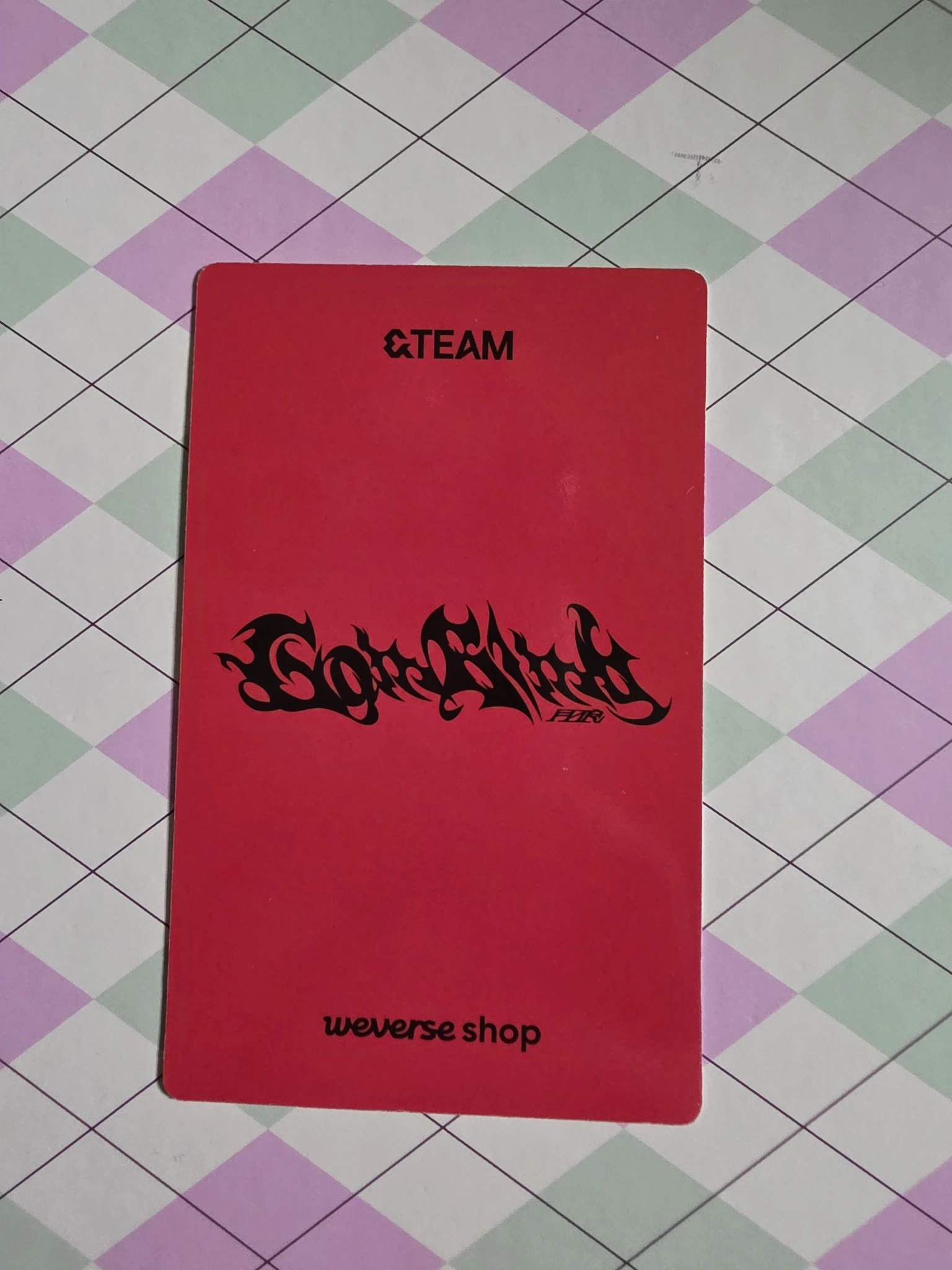 &TEAM Taki &TEAM - Taki - Go in Blind - EP Album fansign offline weverse global round 1 listing photo 2