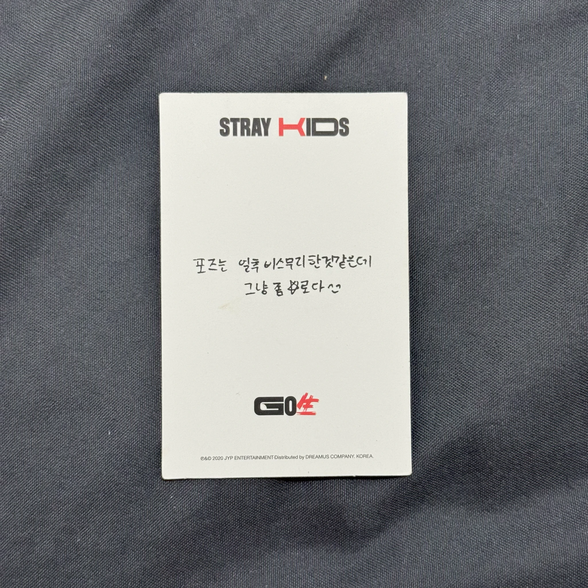Stray Kids Changbin Stray Kids - Changbin - GO生 Album album photocard on track version listing photo 2