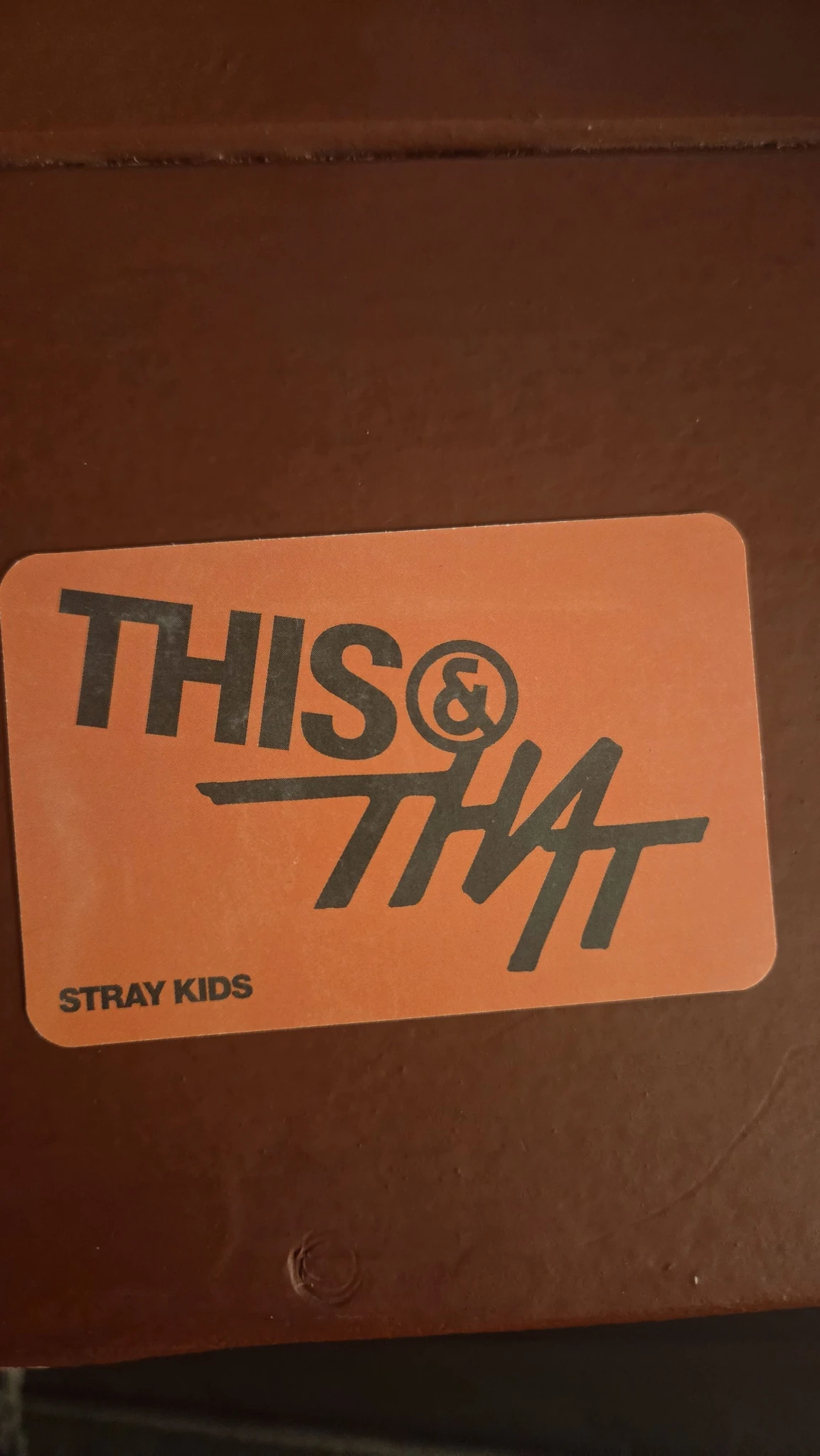 Stray Kids Stray Kids - This & That Album target album photocard vinyl version listing photo 2