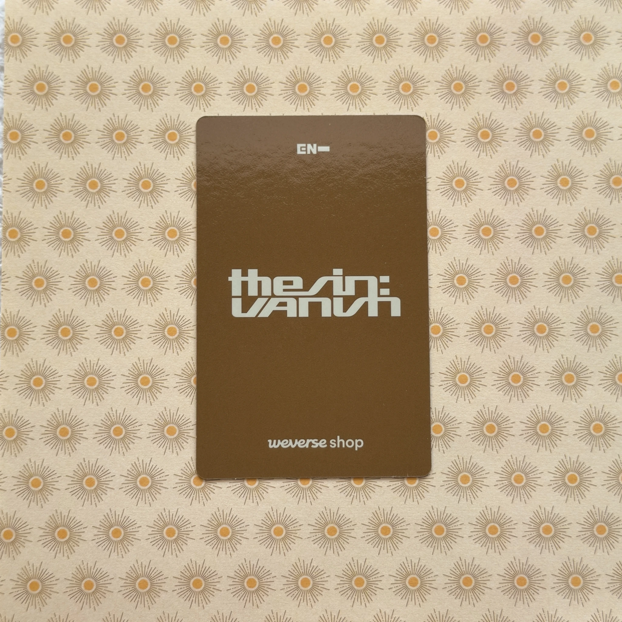 ENHYPEN Jay ENHYPEN - Jay - THE SIN: VANISH Album kakaotalk pob (pre-order benefit) listing photo 2