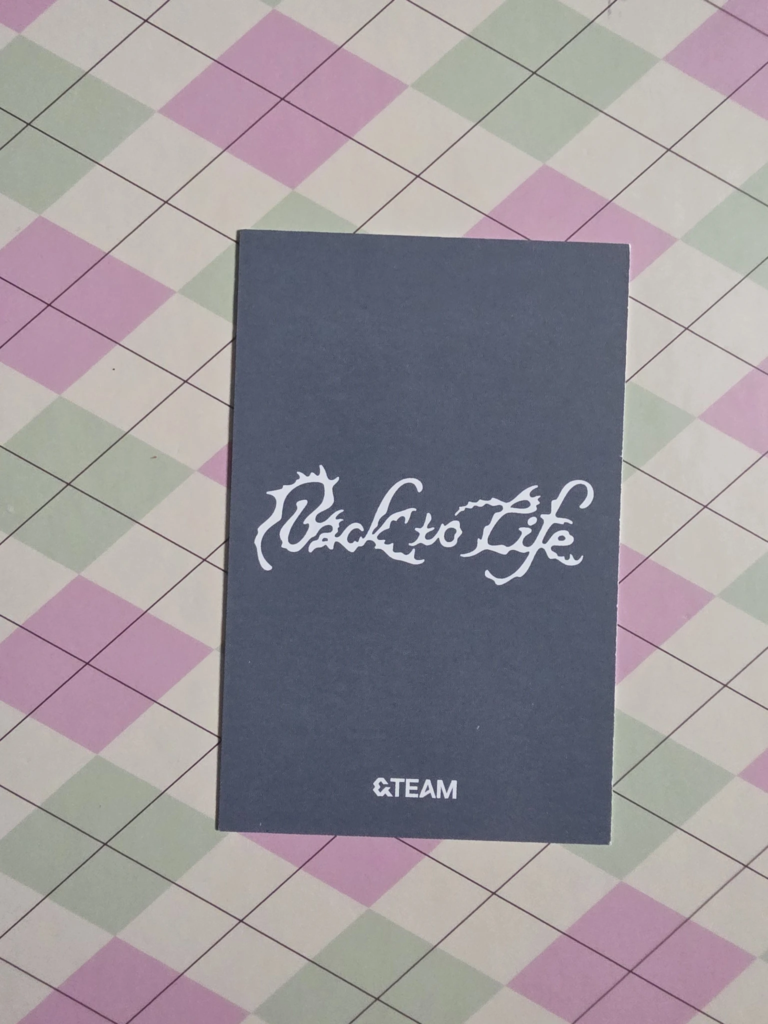 &TEAM Taki &TEAM - Taki - Back to Life  Album weverse album version instant photo album photocard listing photo 2