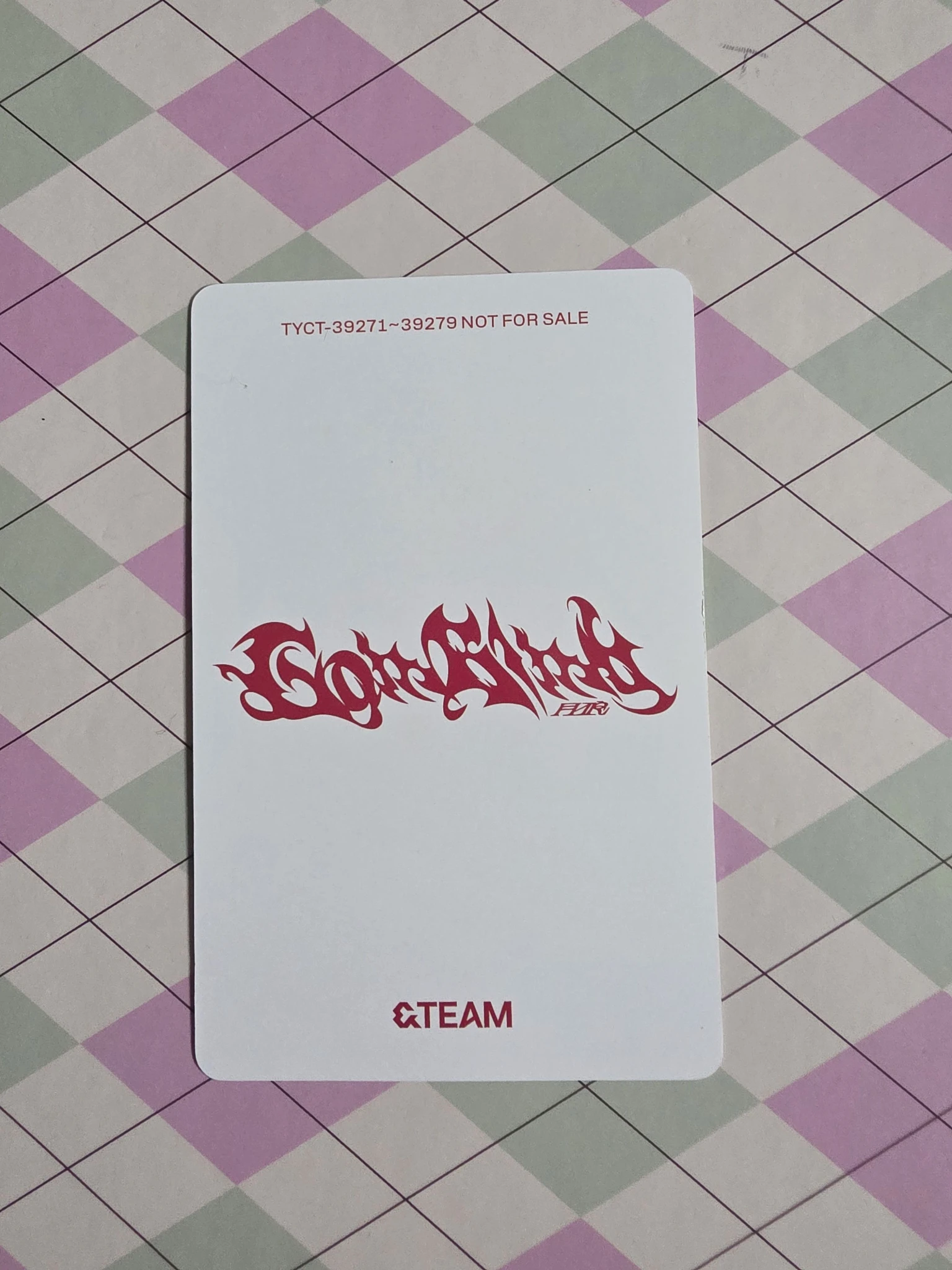&TEAM Taki &TEAM - Taki - Go in Blind - EP Album solo jacket a listing photo 2