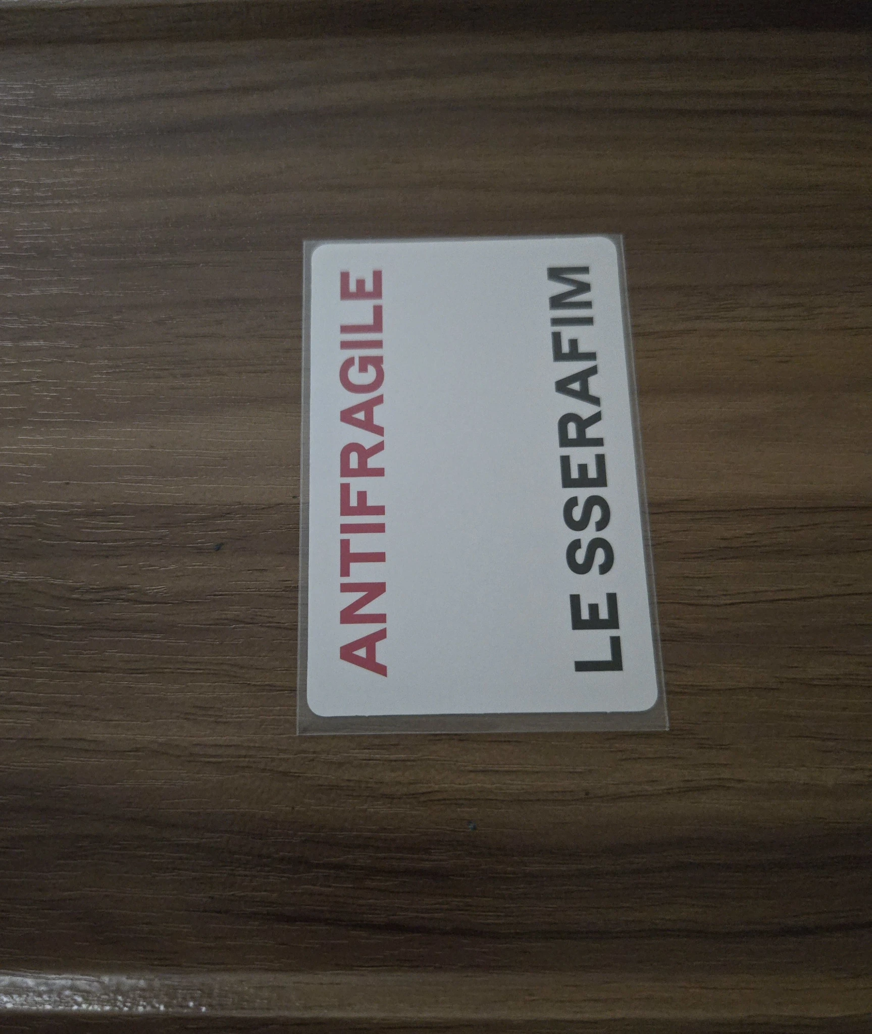 LE SSERAFIM LE SSERAFIM - Kazuha & Sakura - ANTIFRAGILE Album album photocard compact version listing photo 2