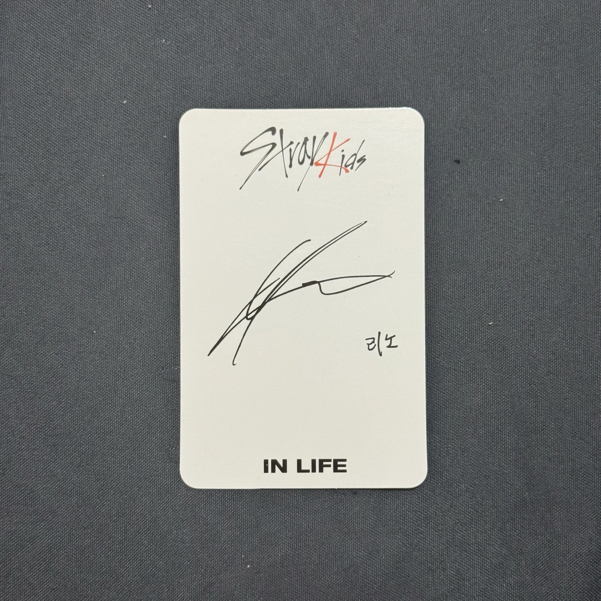 Stray Kids Lee Know Stray Kids - Lee Know - In Life Album yizhiyu video call fansign round 1 listing photo 2