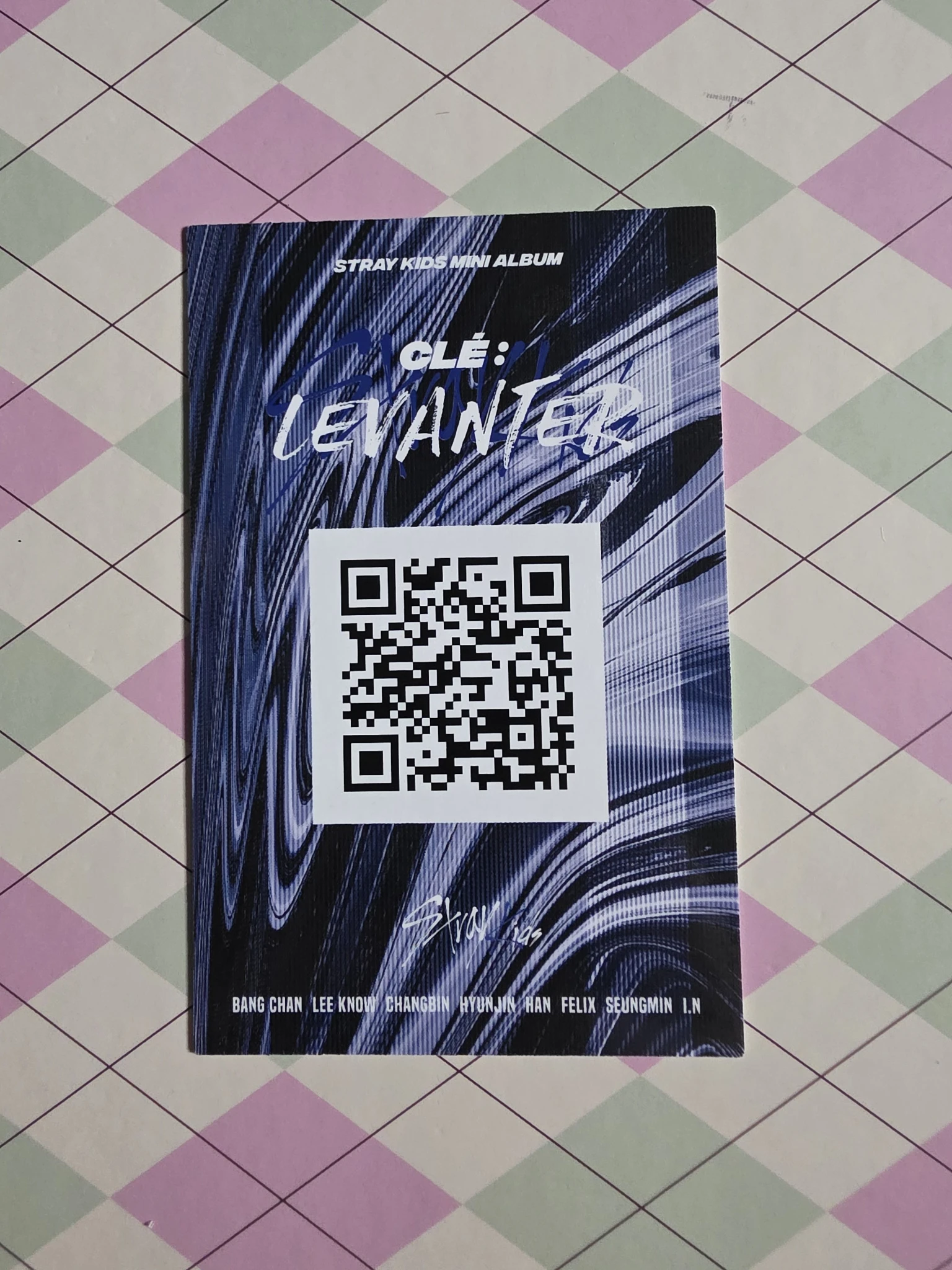 Stray Kids Bang Chan Stray Kids - Bang Chan - Clé: Levanter Album album photocard album title ver. listing photo 2