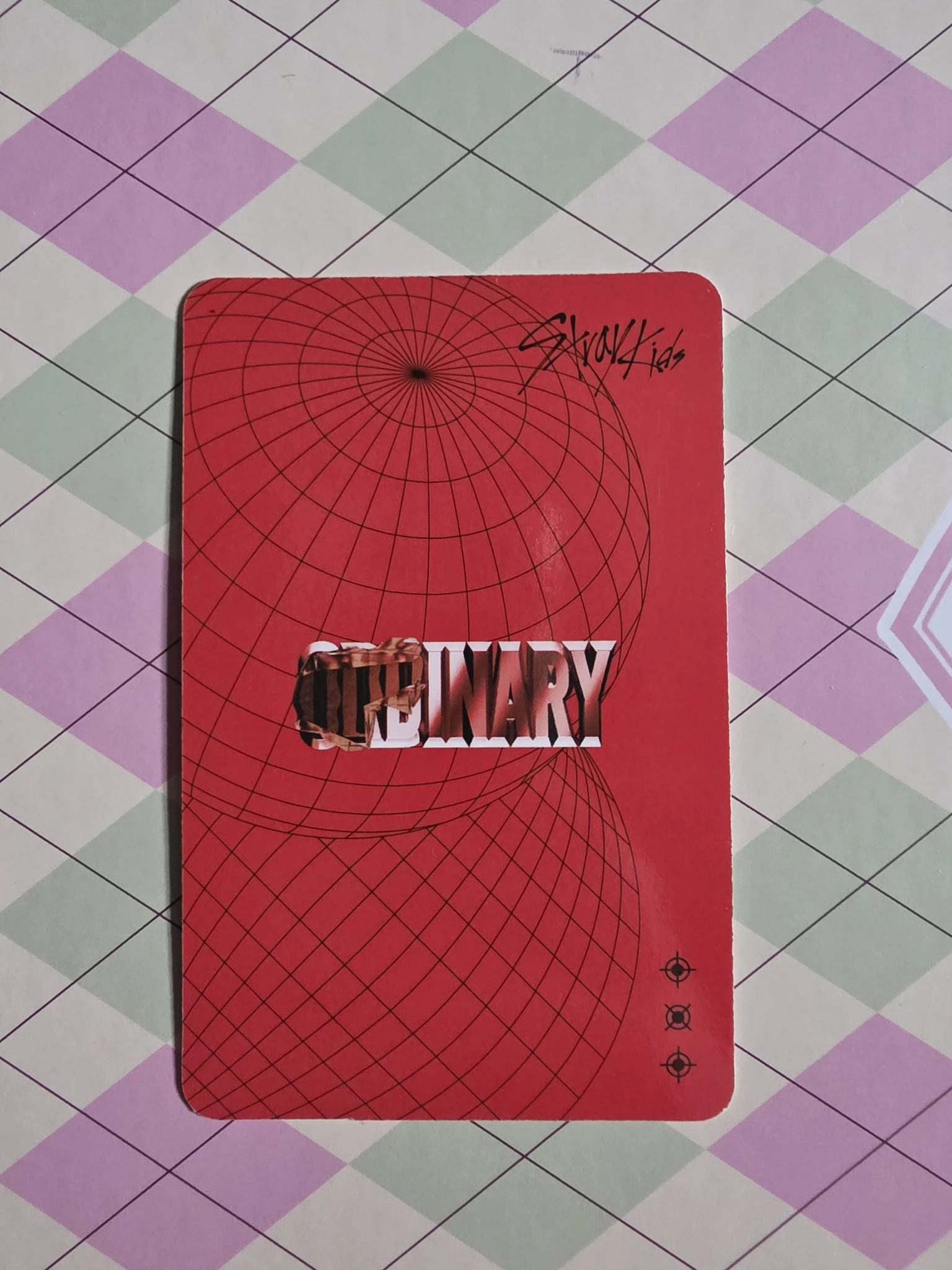 Stray Kids Bang Chan Stray Kids - Bang Chan - Oddinary Album album photocard Bang Chan listing photo 2
