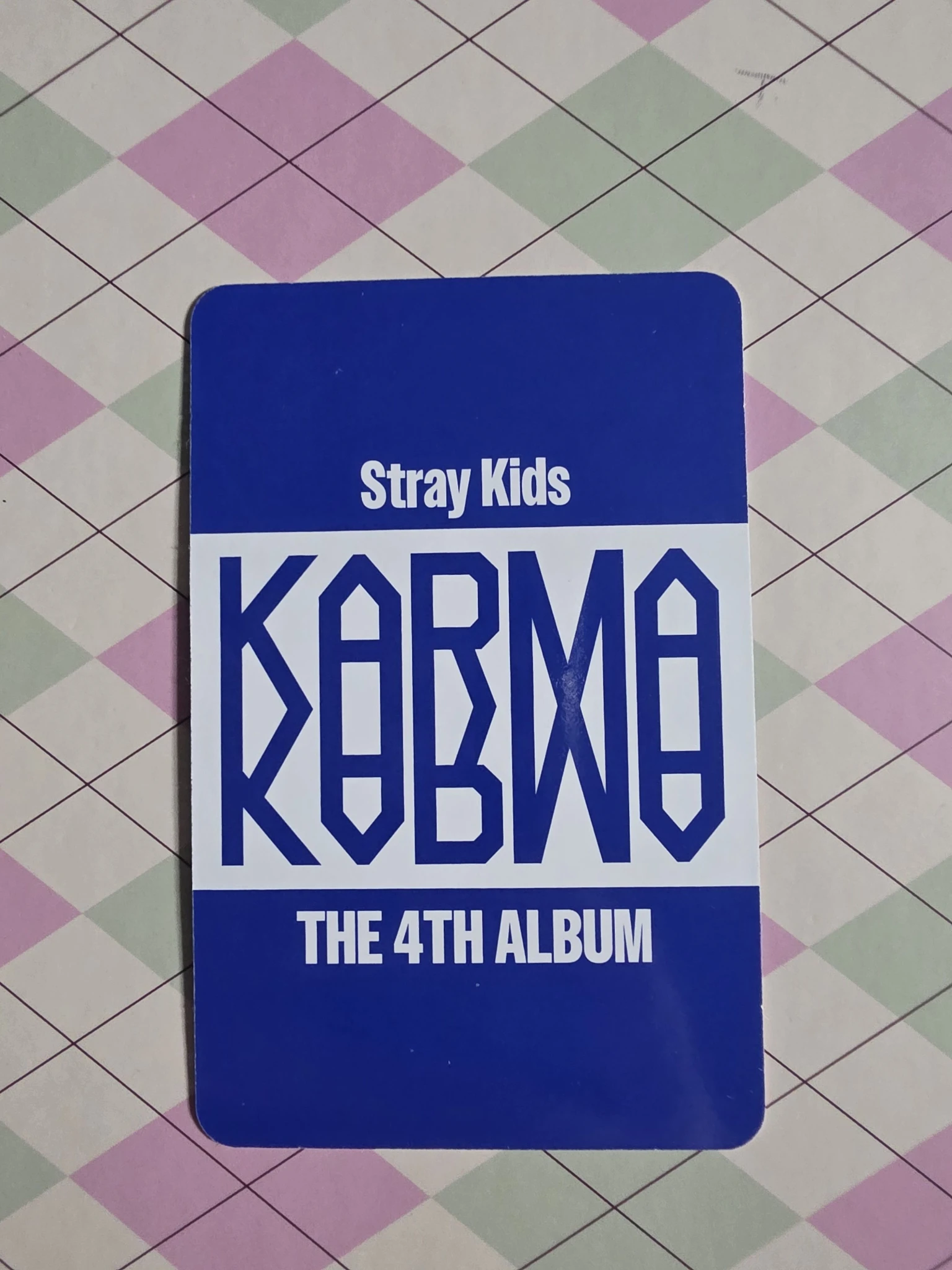 Stray Kids Bang Chan Stray Kids - Bang Chan - KARMA Album album photocard accordion version listing photo 2