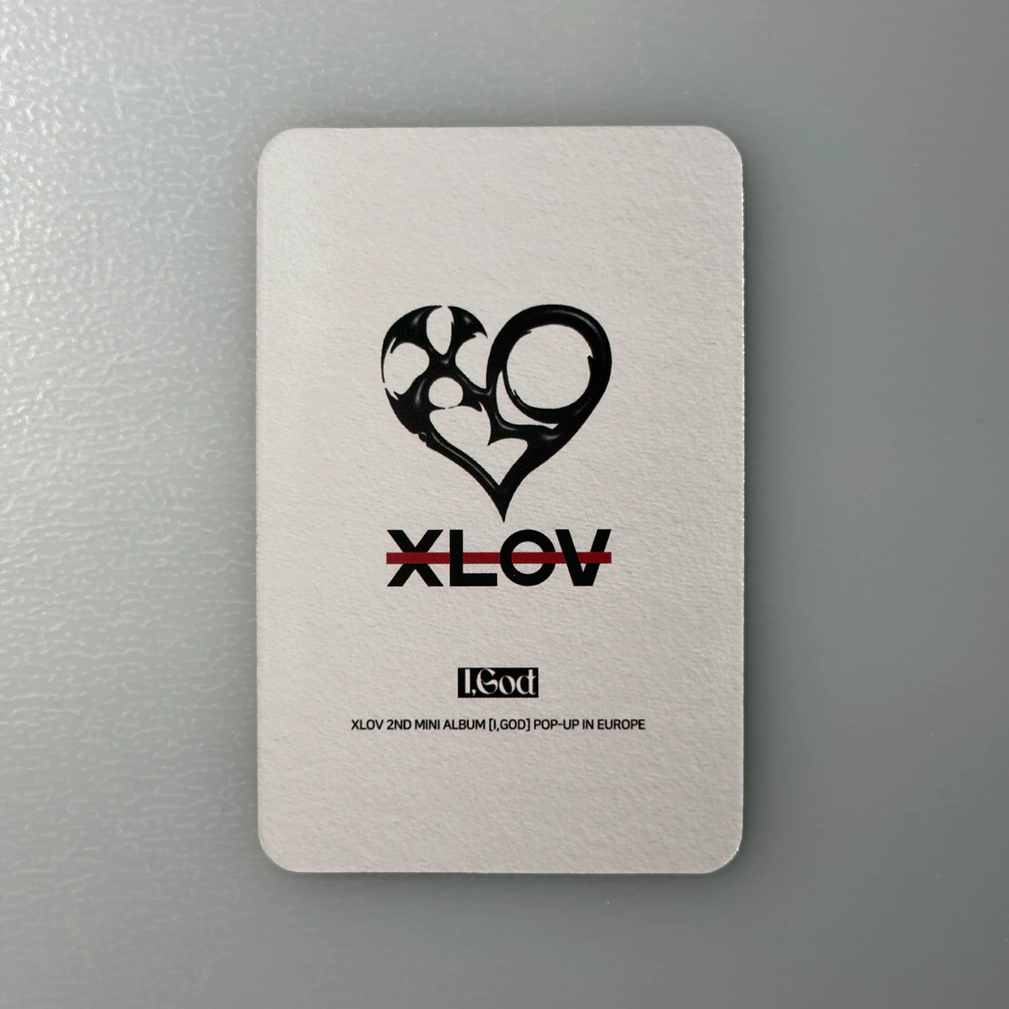XLOV Rui XLOV - Rui - I, God Album europe pop-up trading card listing photo 2