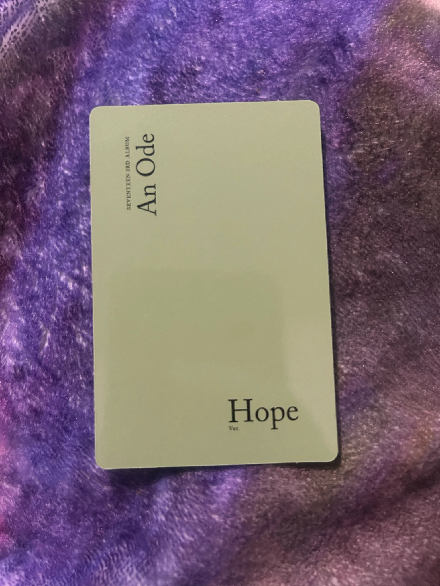 SEVENTEEN Hoshi SEVENTEEN - Hoshi - An Ode Album listing photo 2