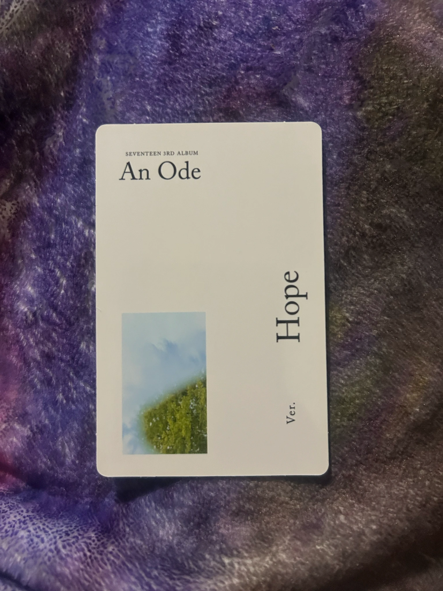 SEVENTEEN Joshua SEVENTEEN - Joshua - An Ode Album hope version listing photo 2