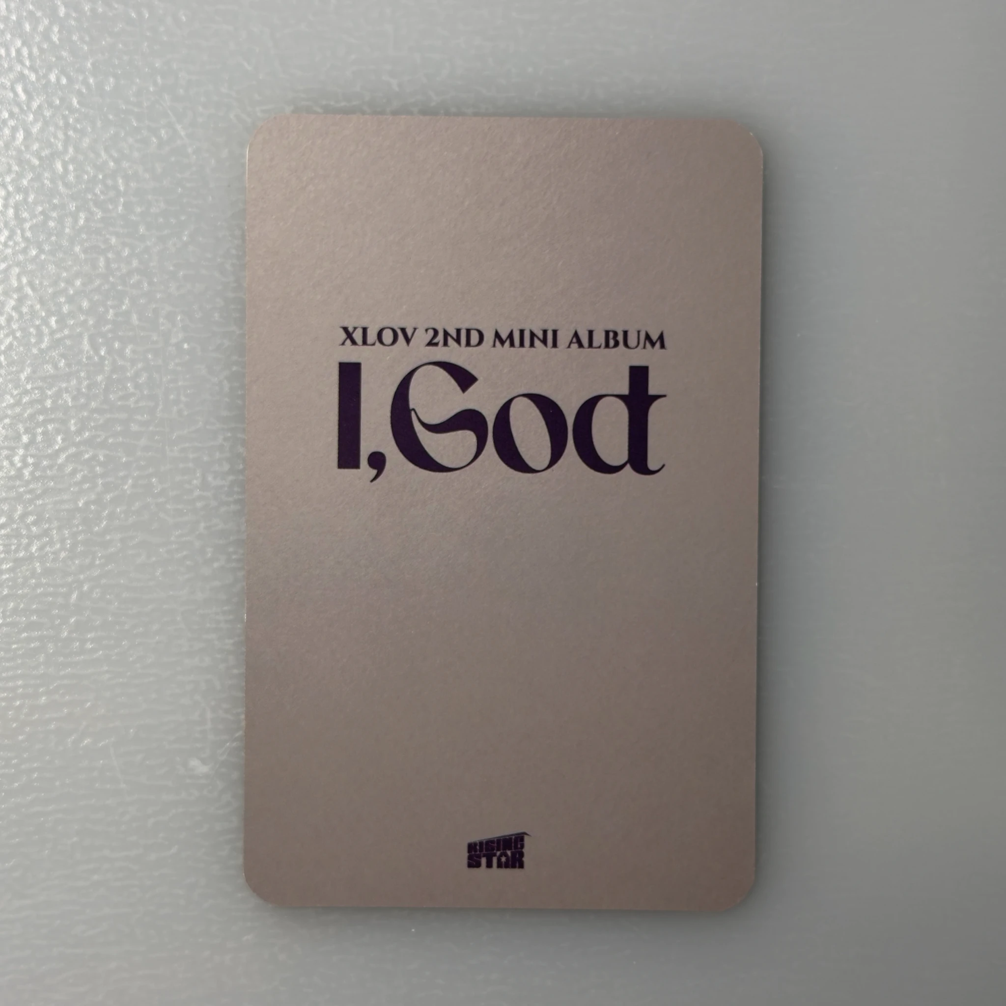 XLOV Rui XLOV - Rui - I, God Album rising star round 1 online listing photo 2