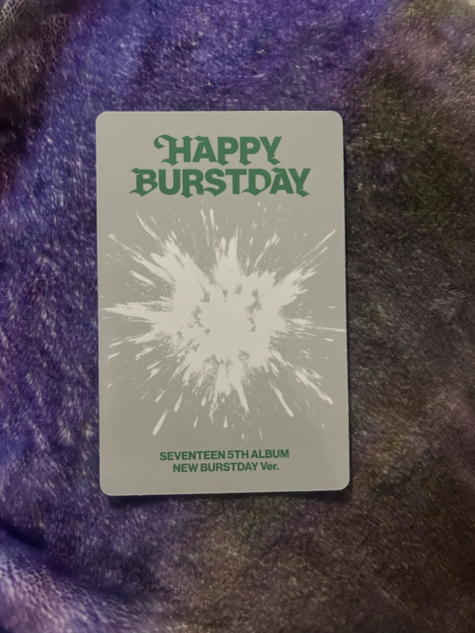 SEVENTEEN Joshua SEVENTEEN - Joshua - HAPPY BURSTDAY Album album photocard new burstday version listing photo 2