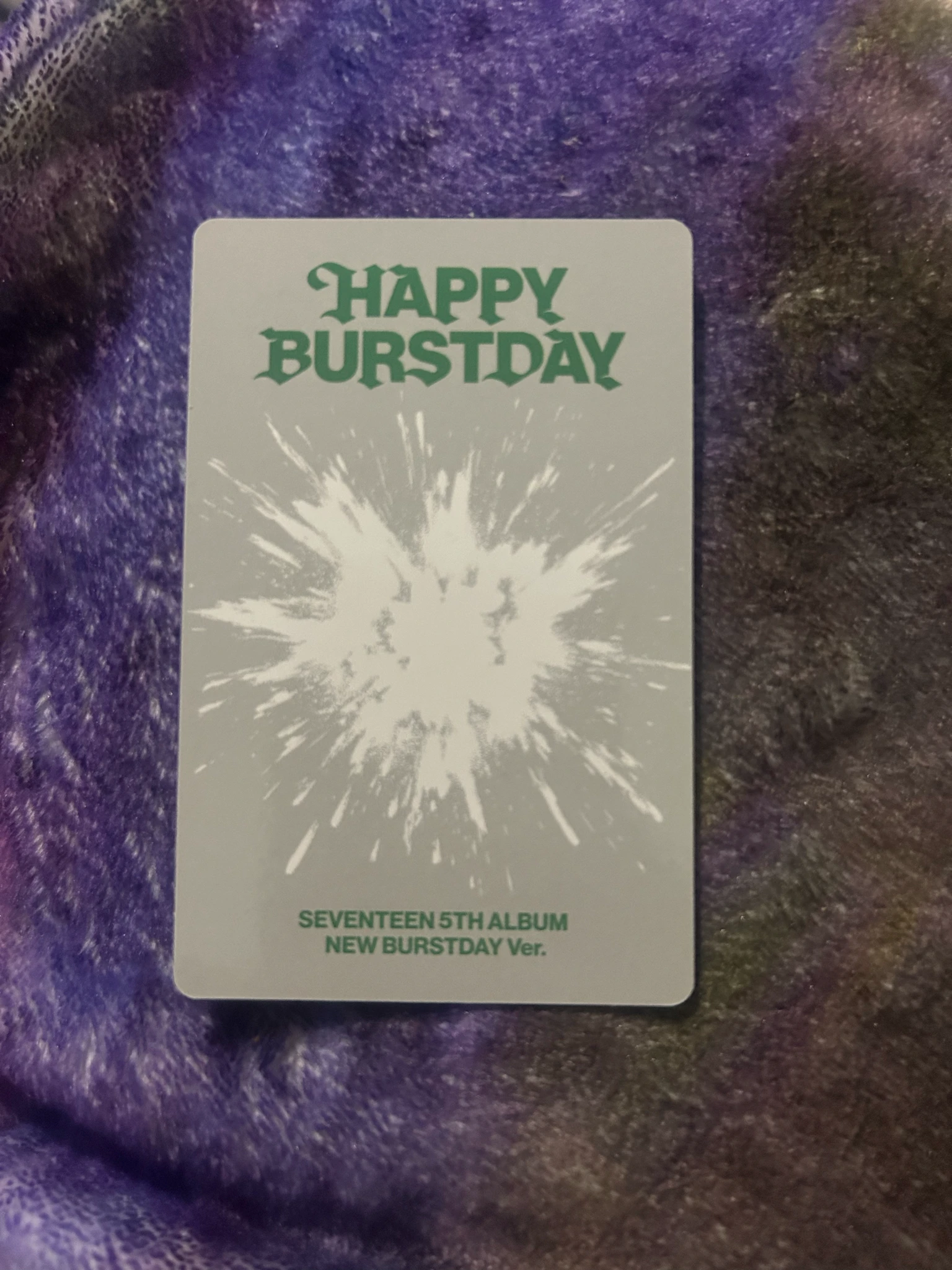 SEVENTEEN Wonwoo SEVENTEEN - Wonwoo - HAPPY BURSTDAY Album new burstday version album photocard listing photo 2