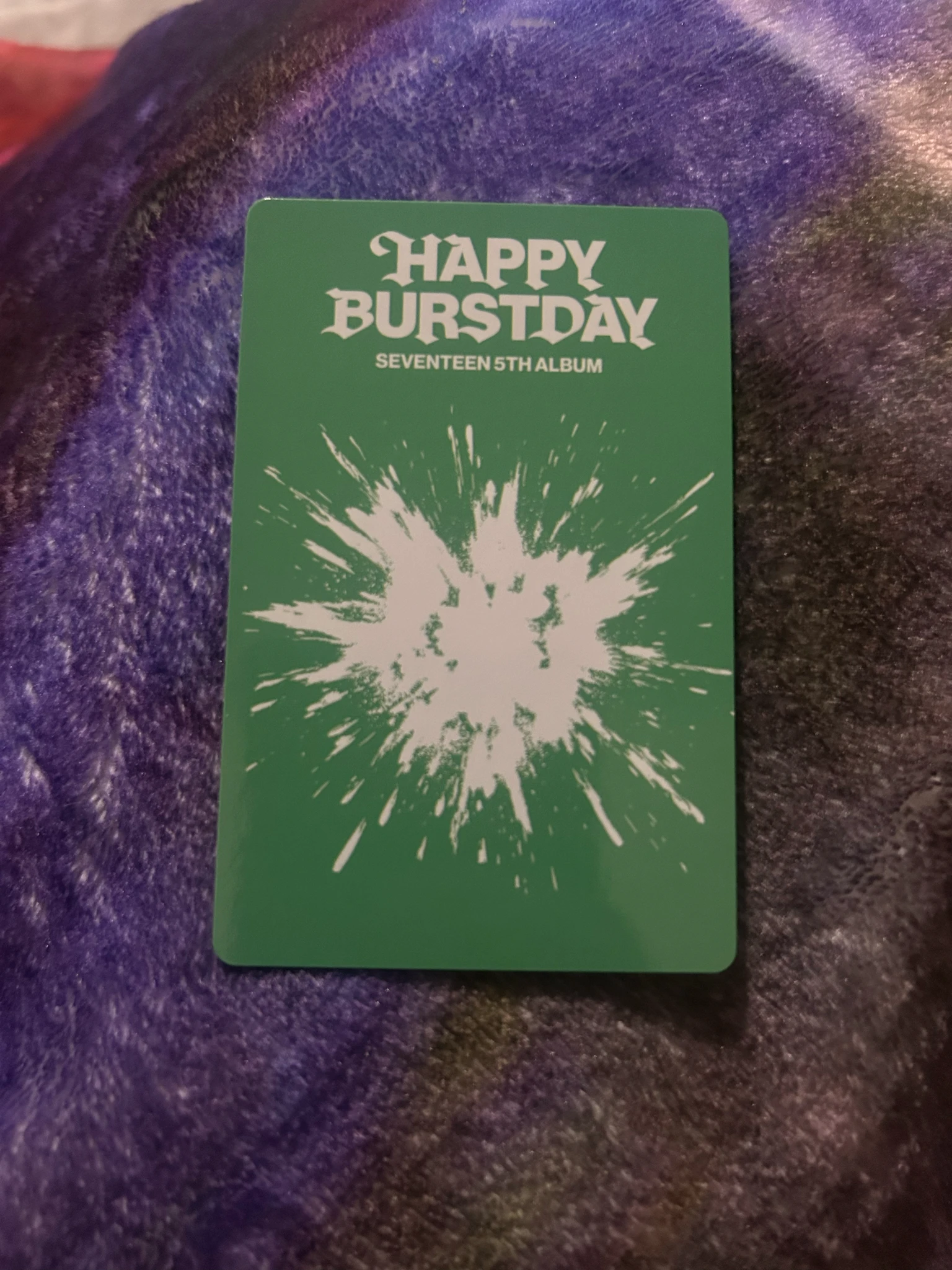 SEVENTEEN Hoshi SEVENTEEN - Hoshi - HAPPY BURSTDAY Album barnes & noble exclusive listing photo 2