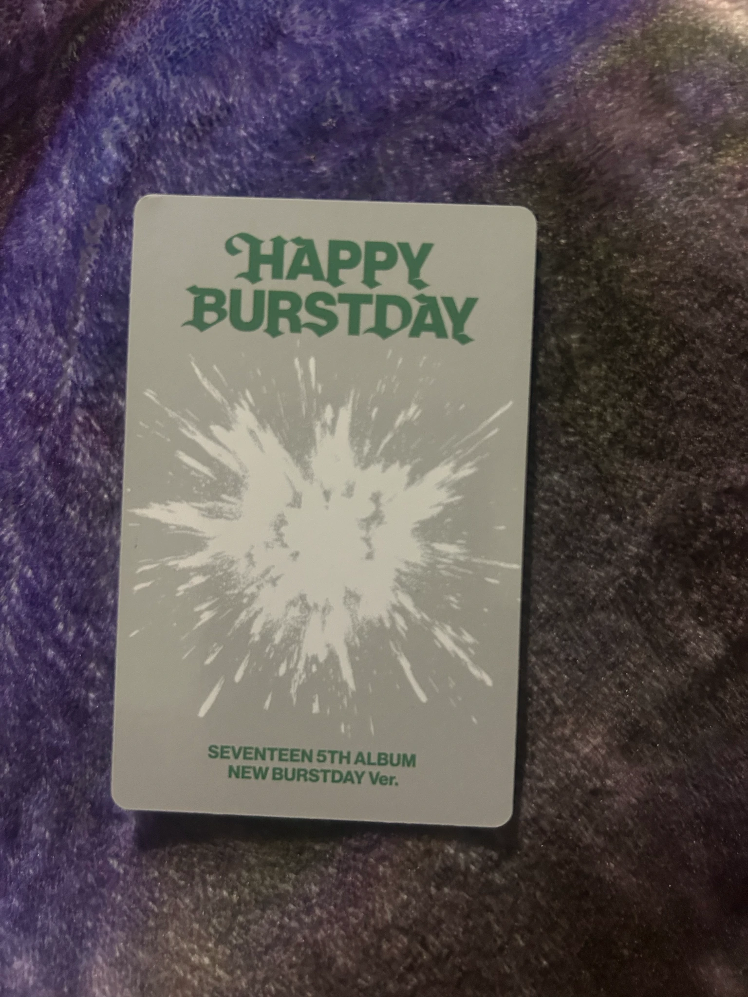 SEVENTEEN Hoshi SEVENTEEN - Hoshi - HAPPY BURSTDAY Album new burstday version listing photo 2