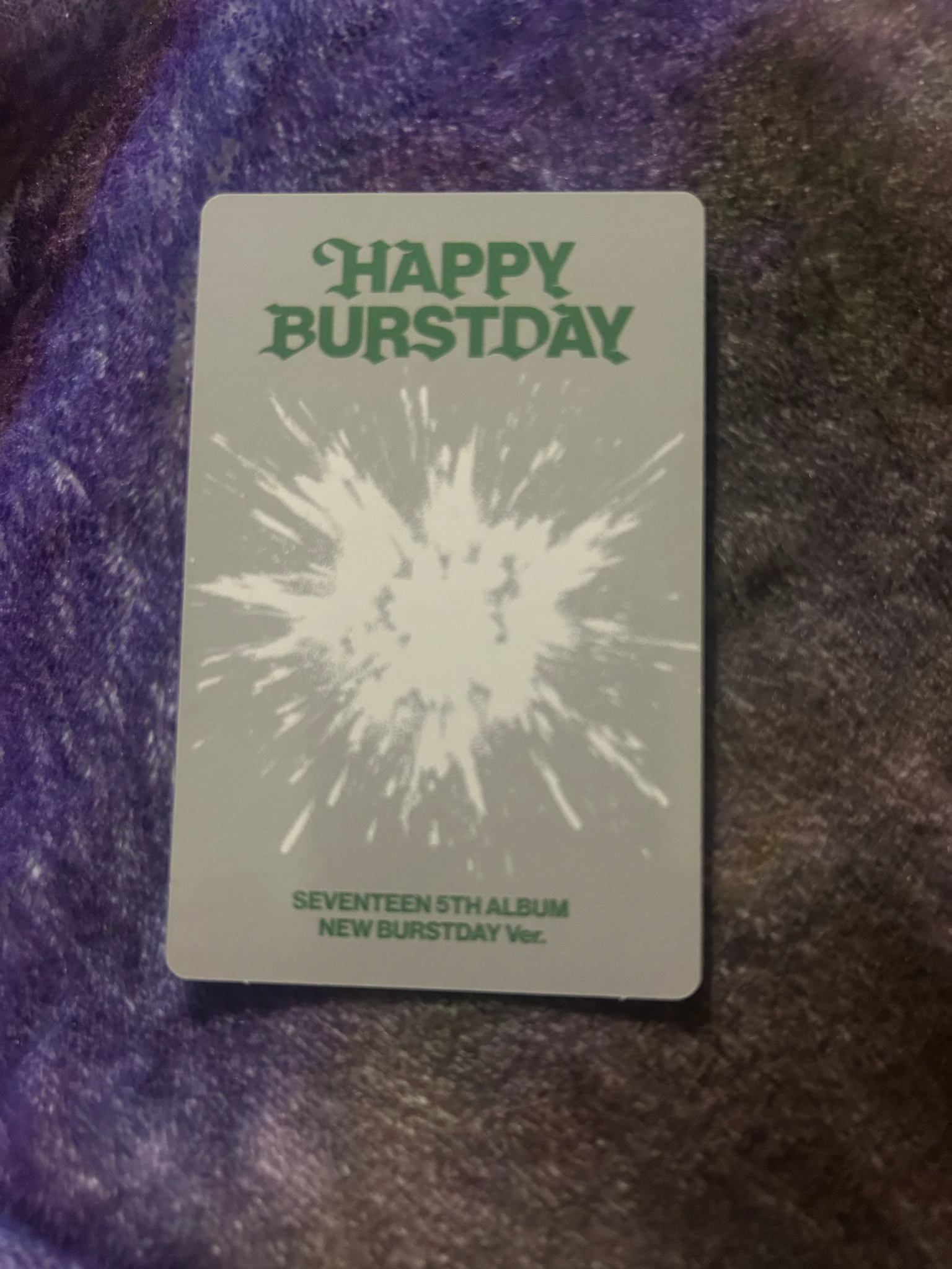 SEVENTEEN Hoshi SEVENTEEN - Hoshi - HAPPY BURSTDAY Album new burstday version listing photo 2