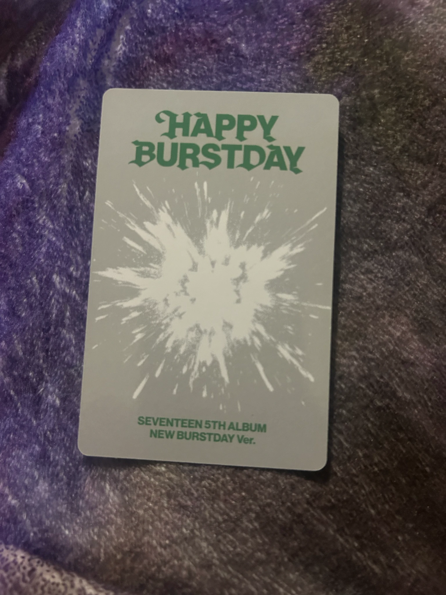 SEVENTEEN DK SEVENTEEN - DK - HAPPY BURSTDAY Album album photocard new burstday version listing photo 2