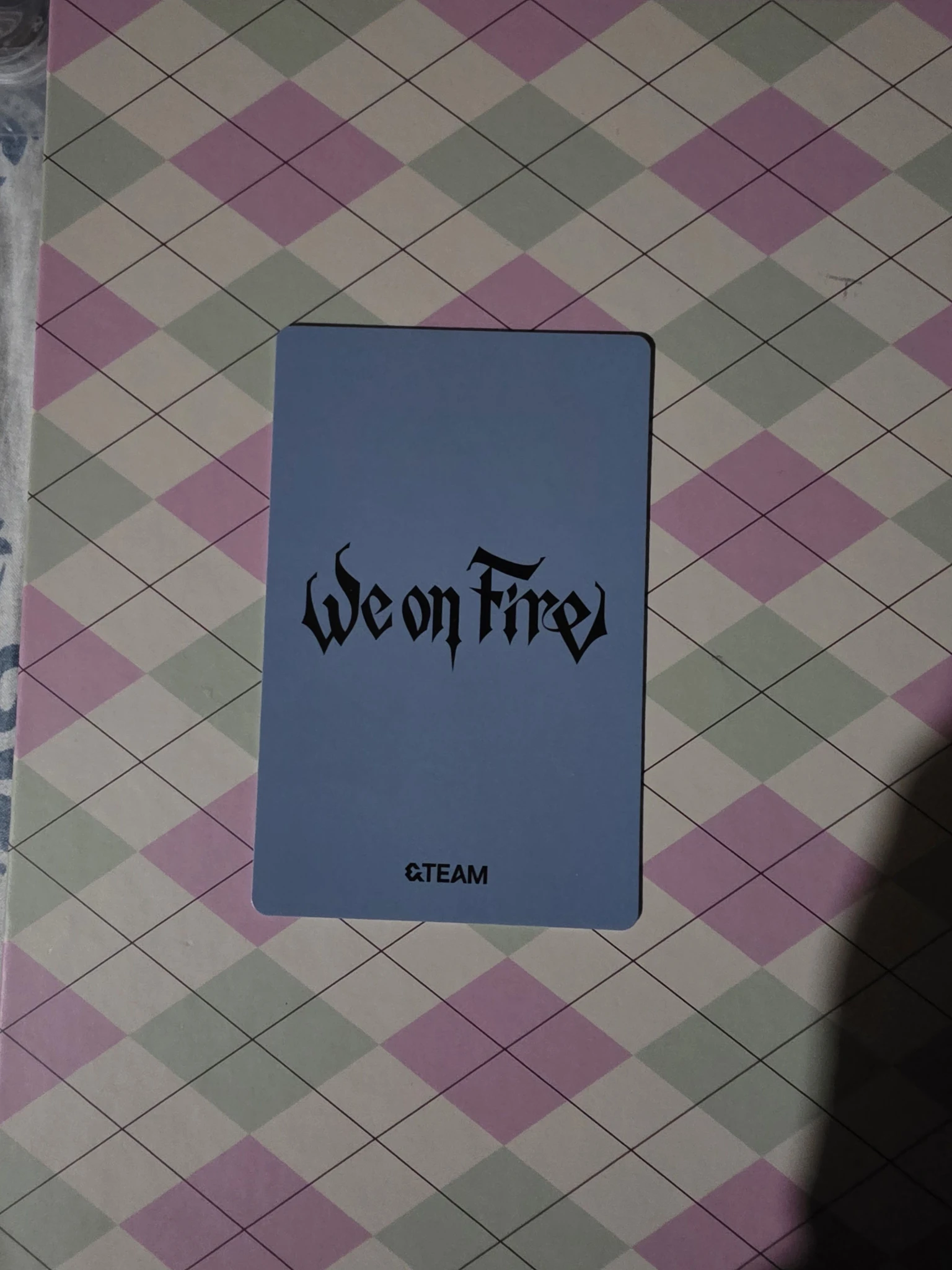&TEAM Taki &TEAM - Taki - We on Fire  Album album photocard solo jacket version listing photo 2
