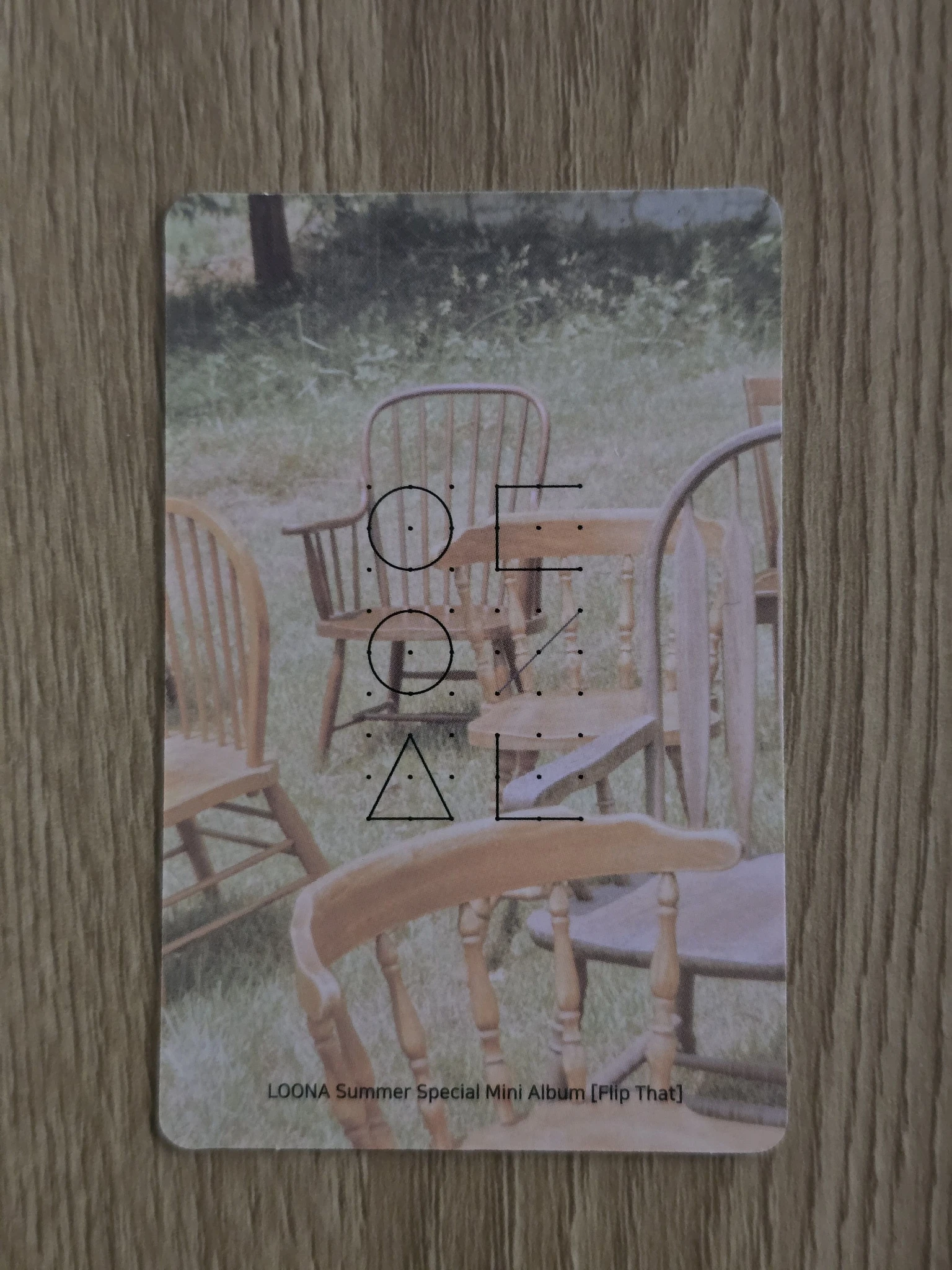 LOONA HaSeul LOONA - HaSeul - Flip That Album C version album photocard listing photo 2
