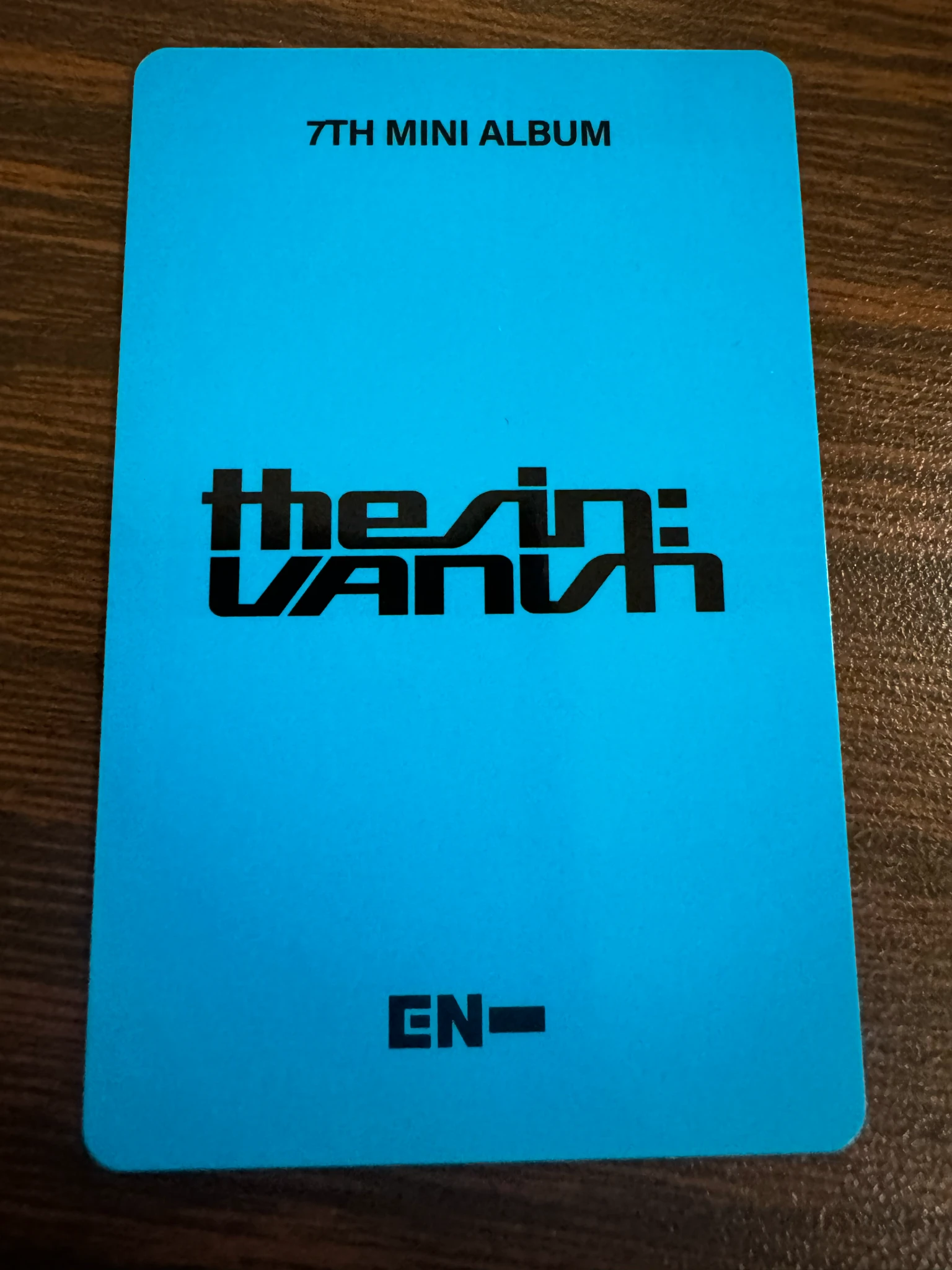 ENHYPEN Ni-ki ENHYPEN - Ni-ki - THE SIN: VANISH Album withfans / yizhiyu (yzy) round 2 video call (fancall) listing photo 2