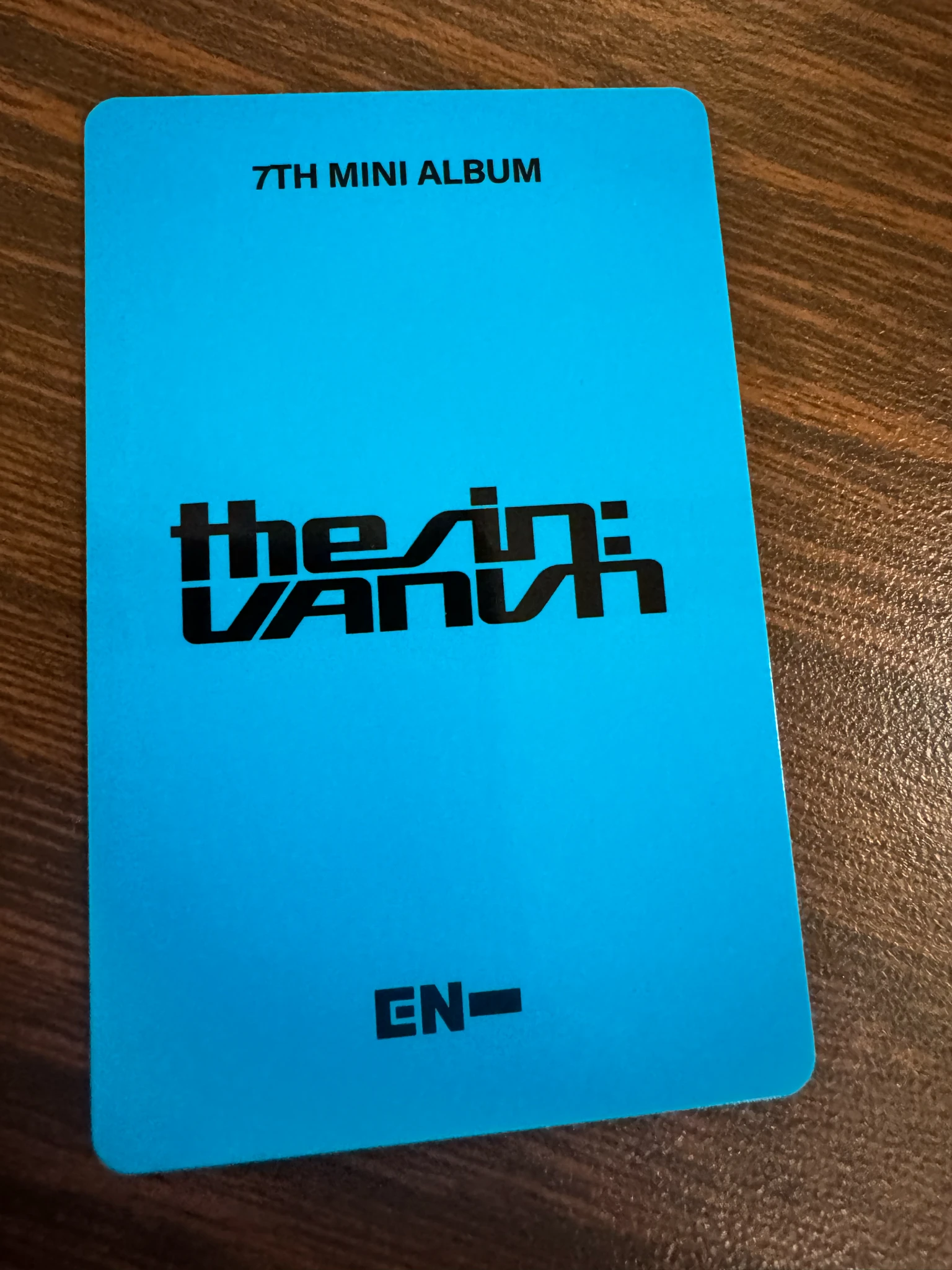 ENHYPEN Ni-ki ENHYPEN - Ni-ki - THE SIN: VANISH Album withfans / yizhiyu (yzy) round 2 video call (fancall) listing photo 2