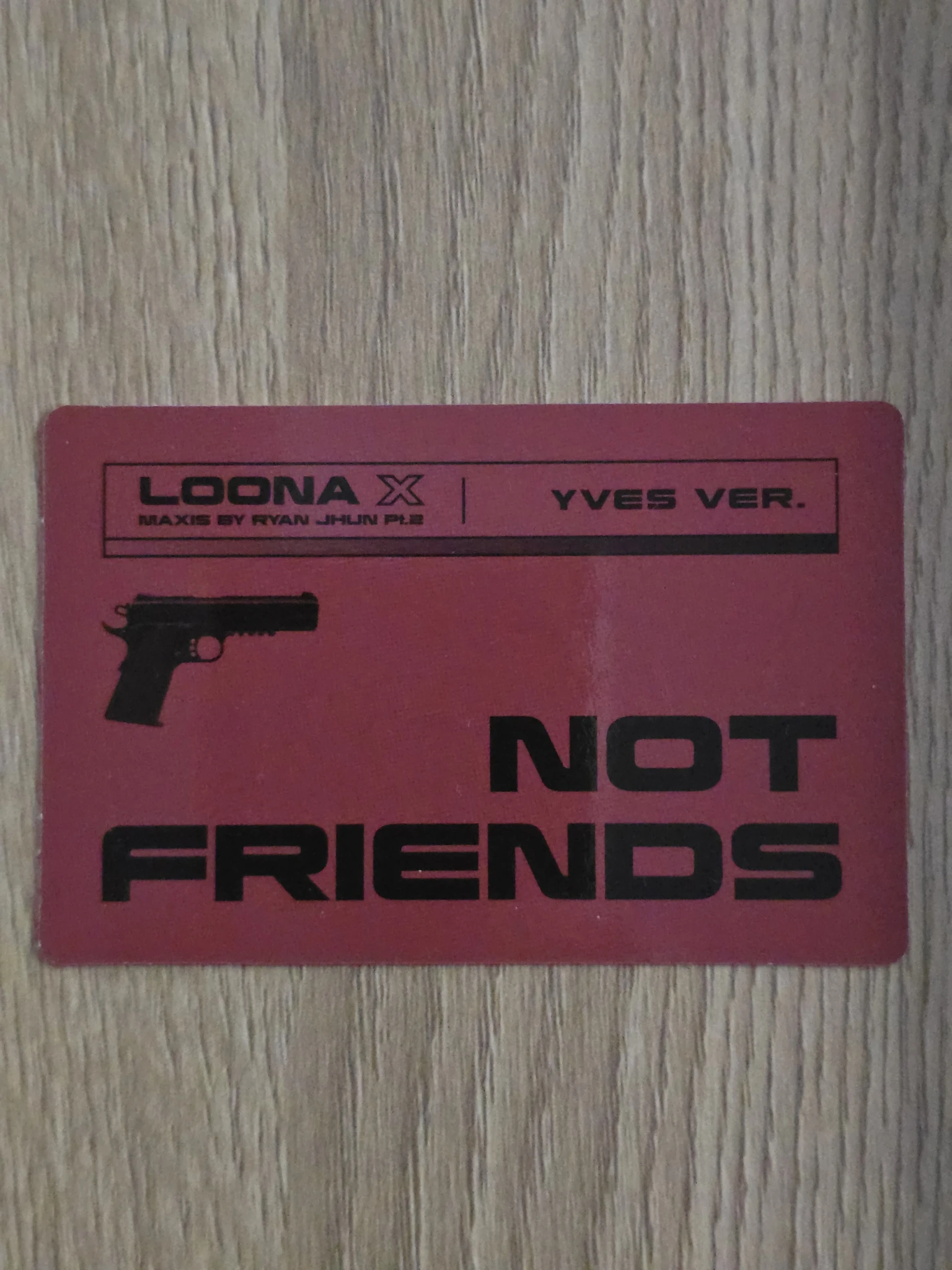 LOONA Yves LOONA - Yves - Not Friends Yves vers. Album album photocard listing photo 2