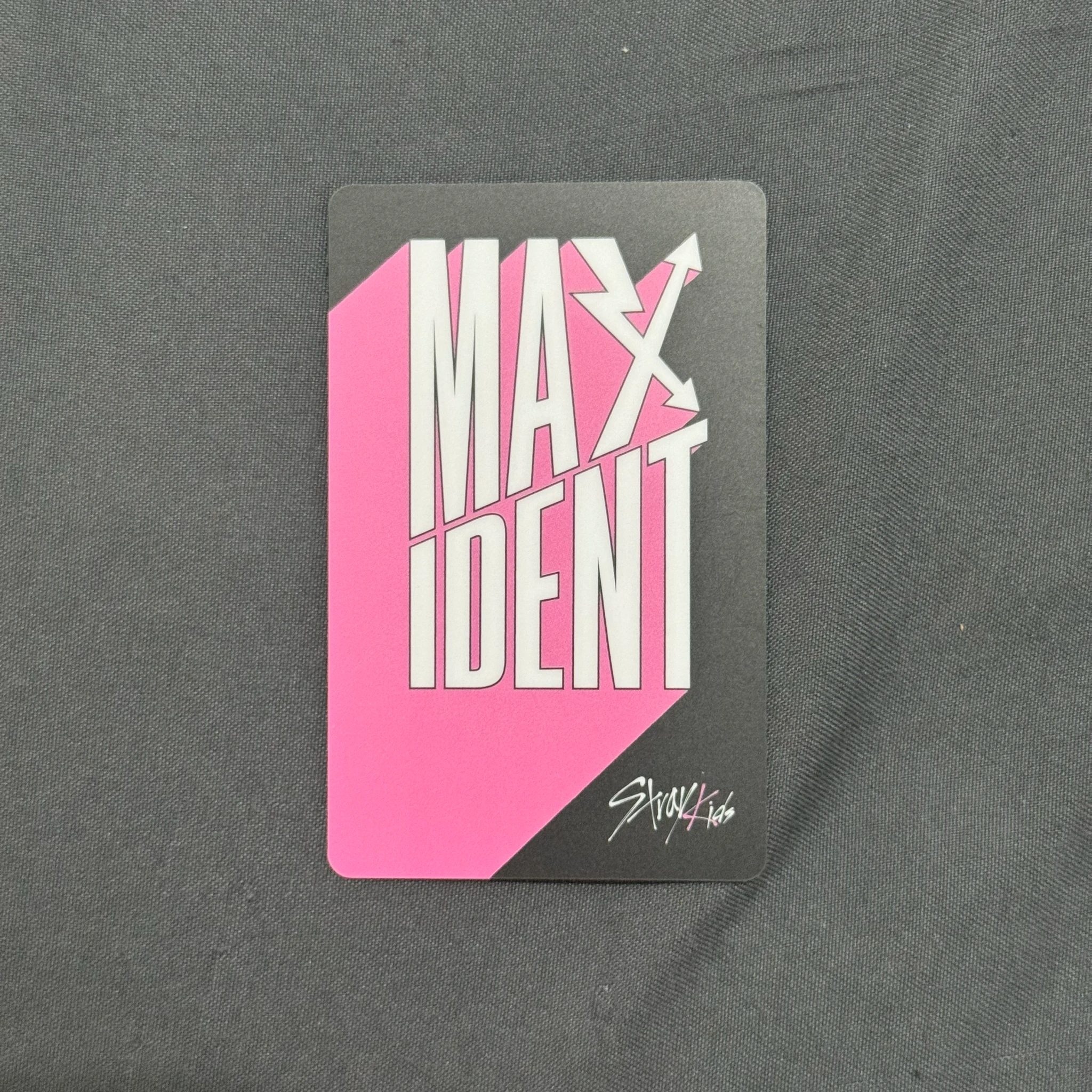 Stray Kids Changbin Stray Kids - Changbin - Maxident Album soundwave lucky draw round 2 pvc card listing photo 2