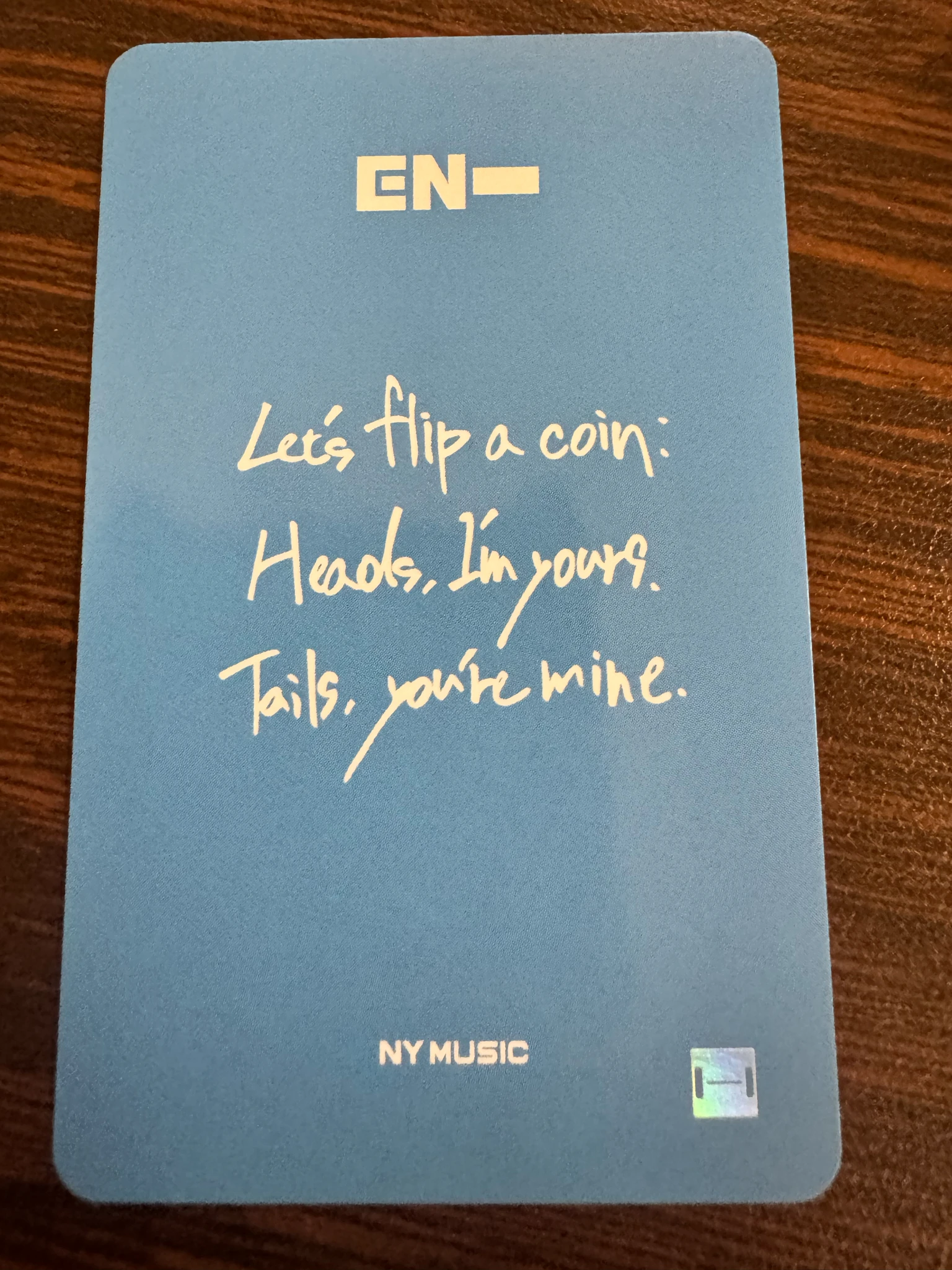 ENHYPEN Ni-ki ENHYPEN - Ni-ki - THE SIN: VANISH Album ny music lucky draw listing photo 2