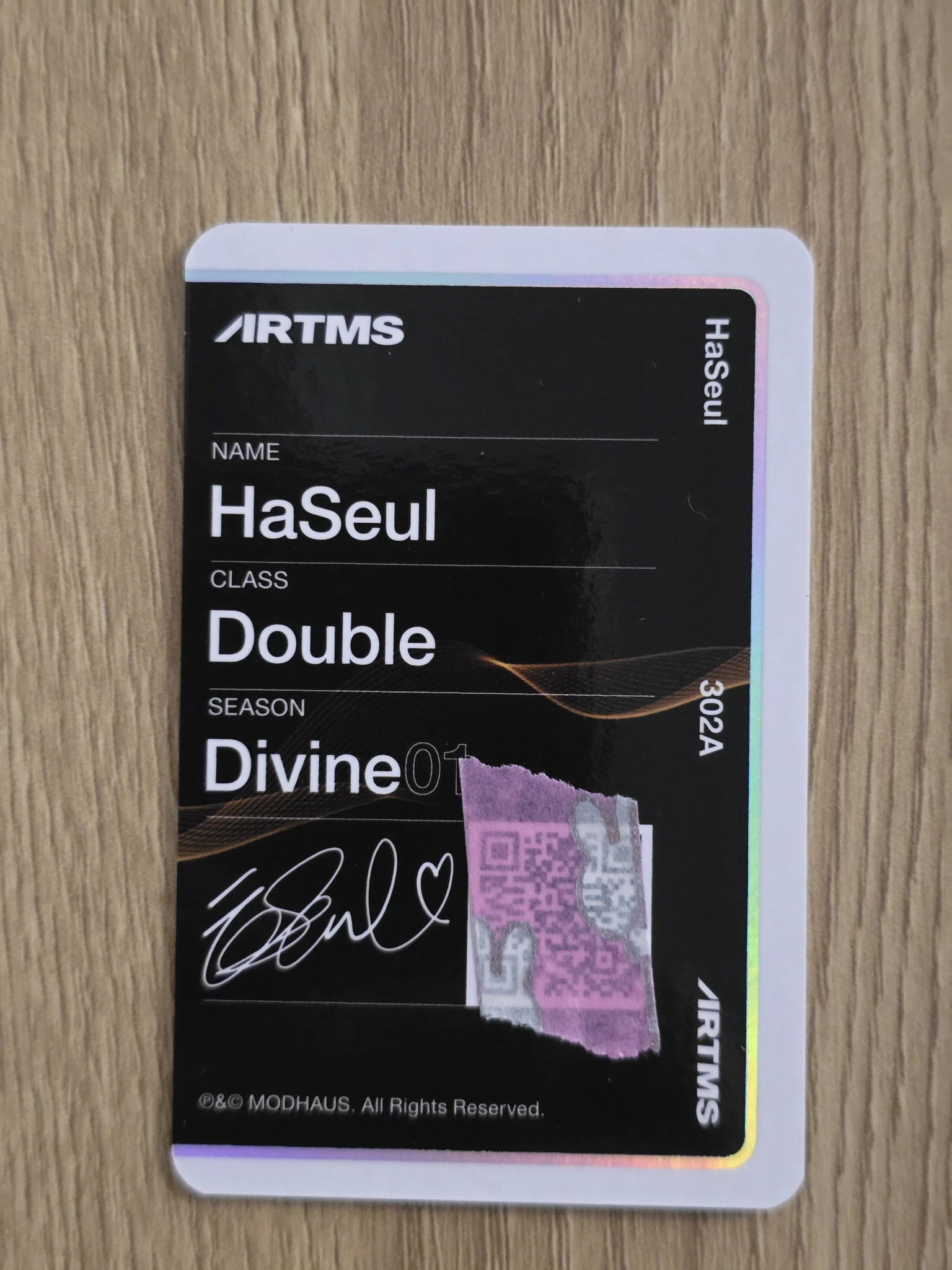 ARTMS HaSeul ARTMS - HaSeul - Club Icarus Album album photocard objekt music album listing photo 2