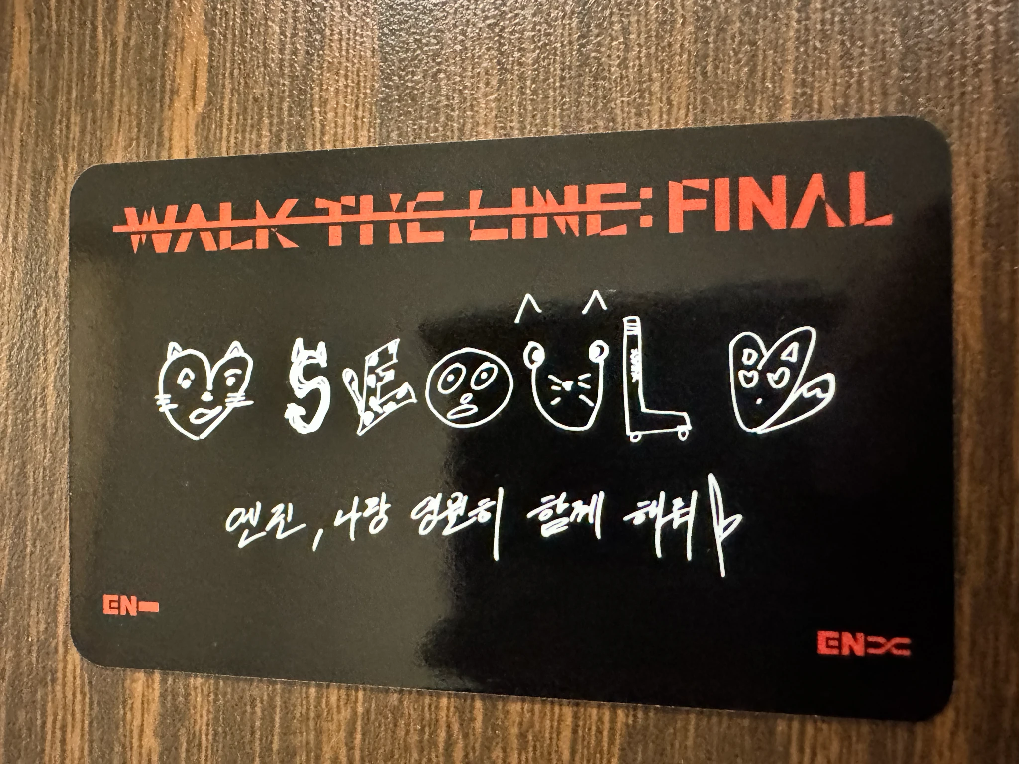 ENHYPEN Ni-ki ENHYPEN - Ni-ki - 'WALK THE LINE' World Tour Event engene zone membership seoul the final listing photo 2