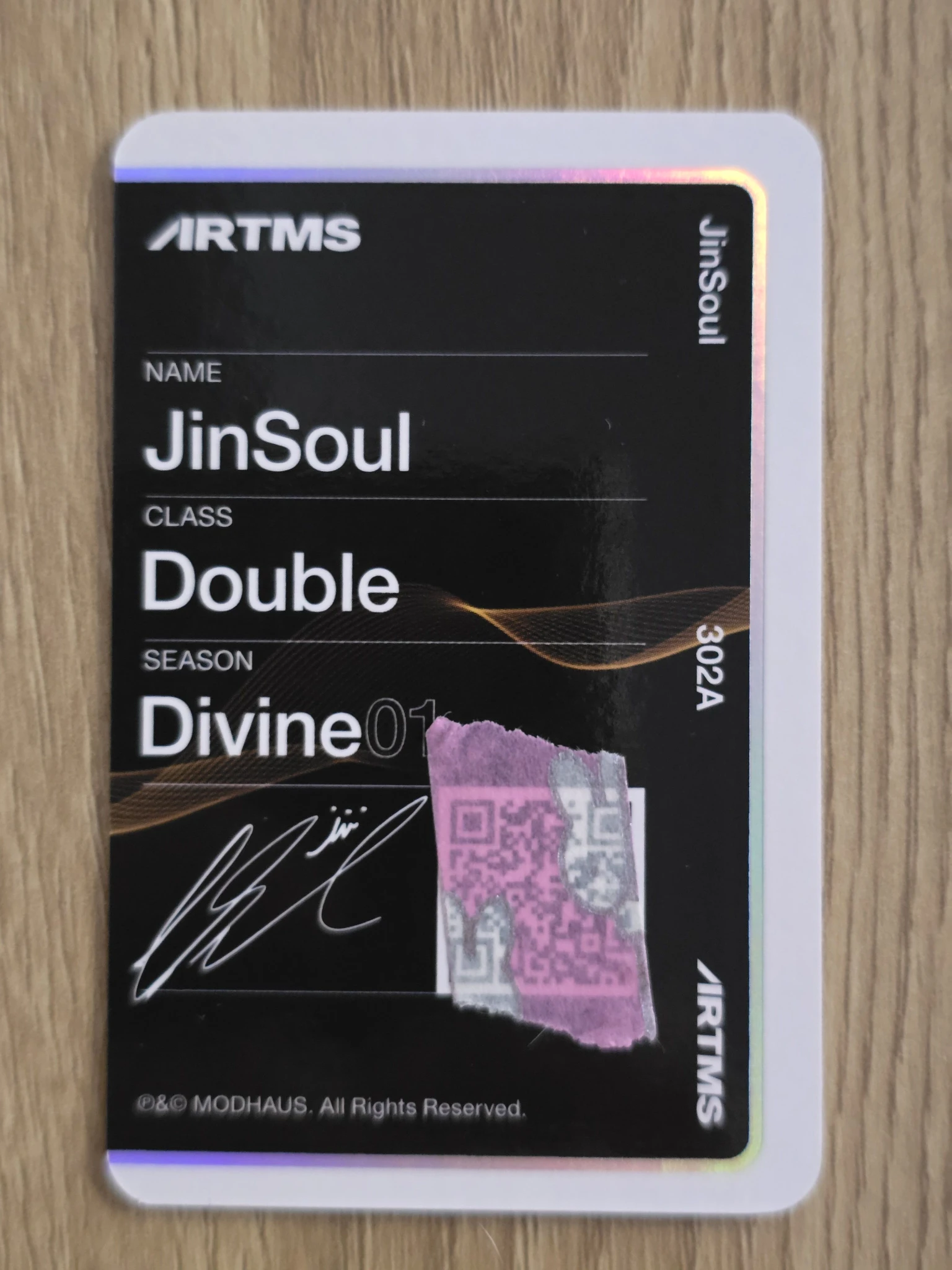 ARTMS JinSoul ARTMS - JinSoul - Club Icarus Album album photocard objekt music album listing photo 2