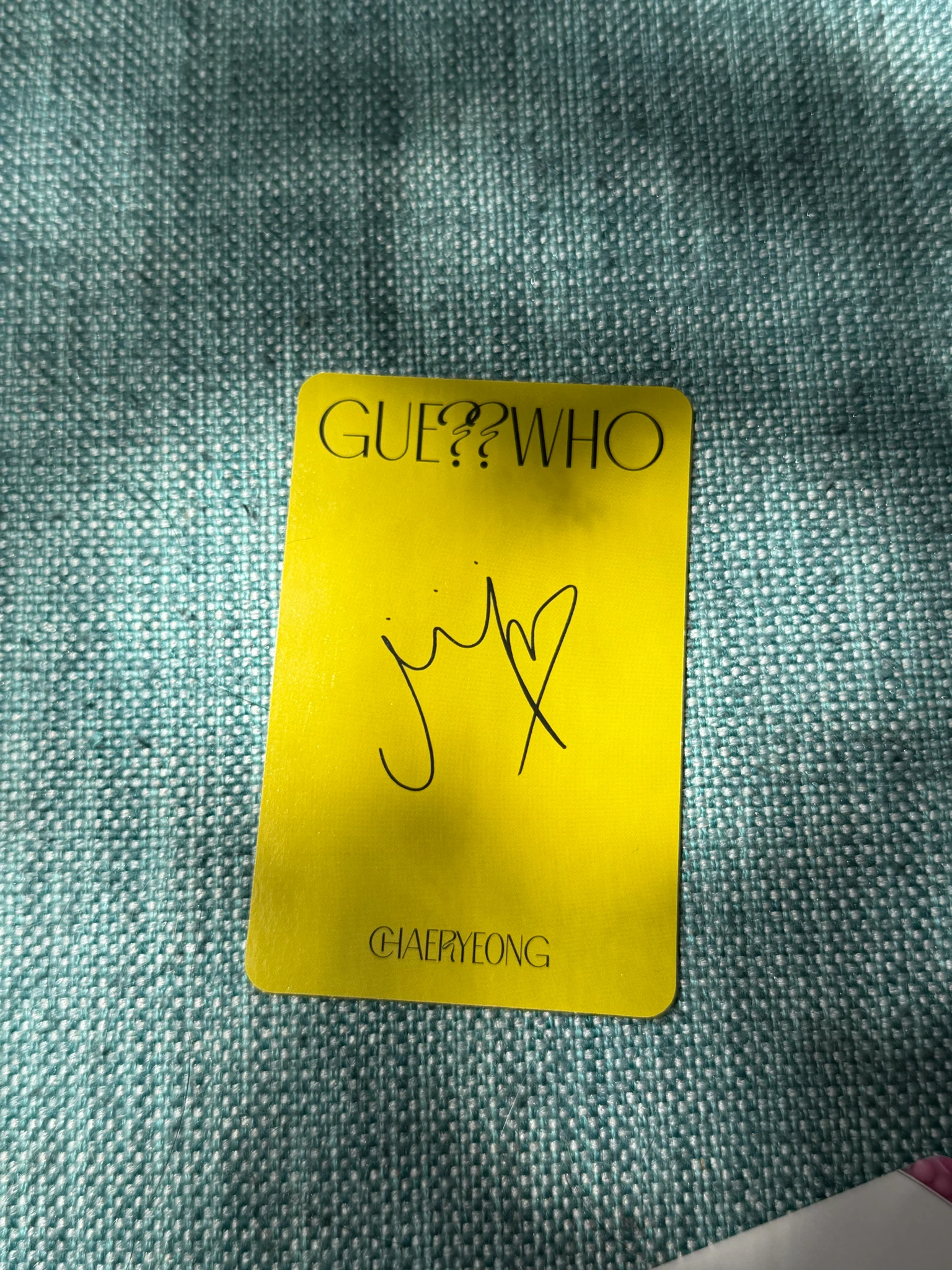 ITZY Chaeryeong ITZY - Chaeryeong - GUESS WHO Album album photocard standard version listing photo 2